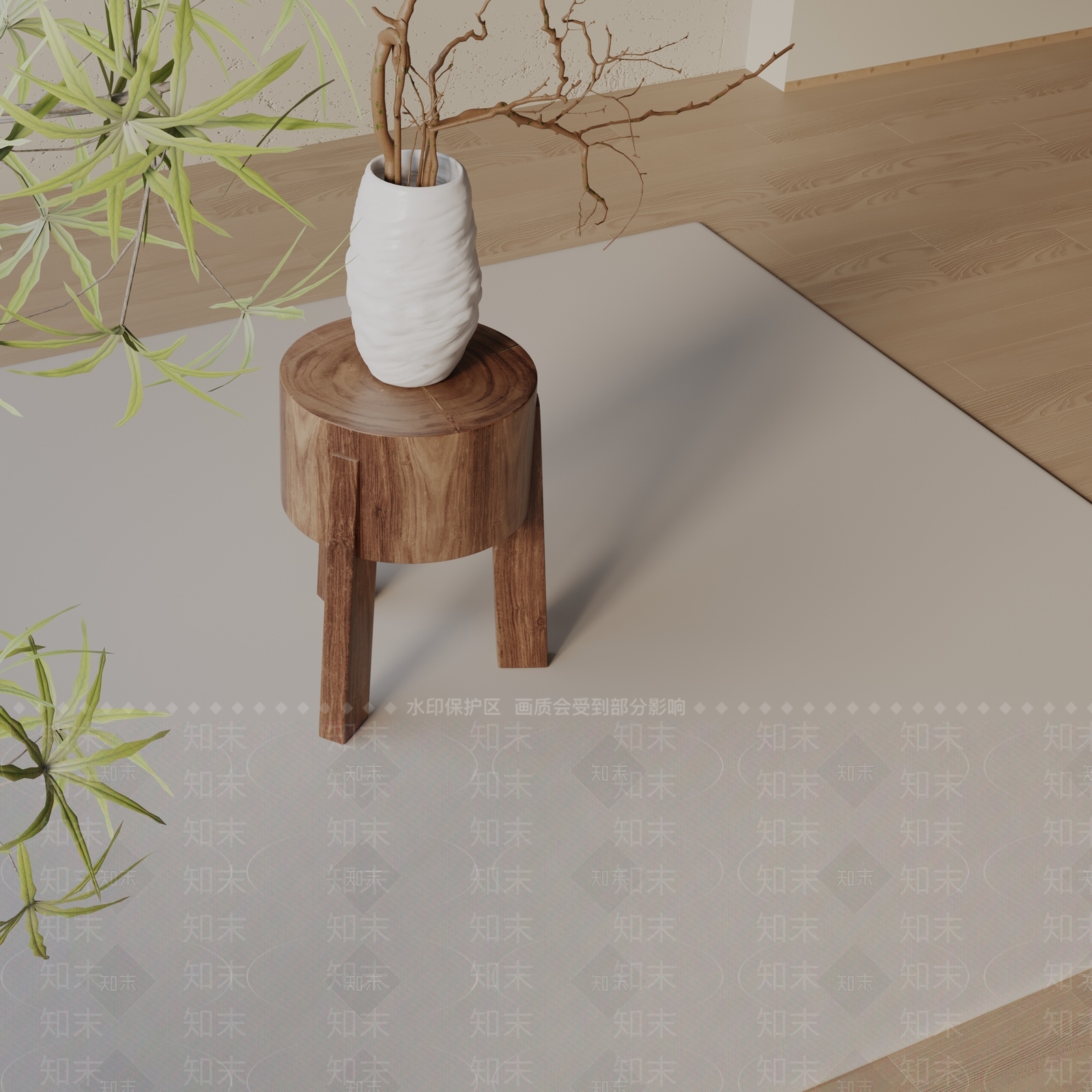 现代边几3D模型下载【ID:1199724853】