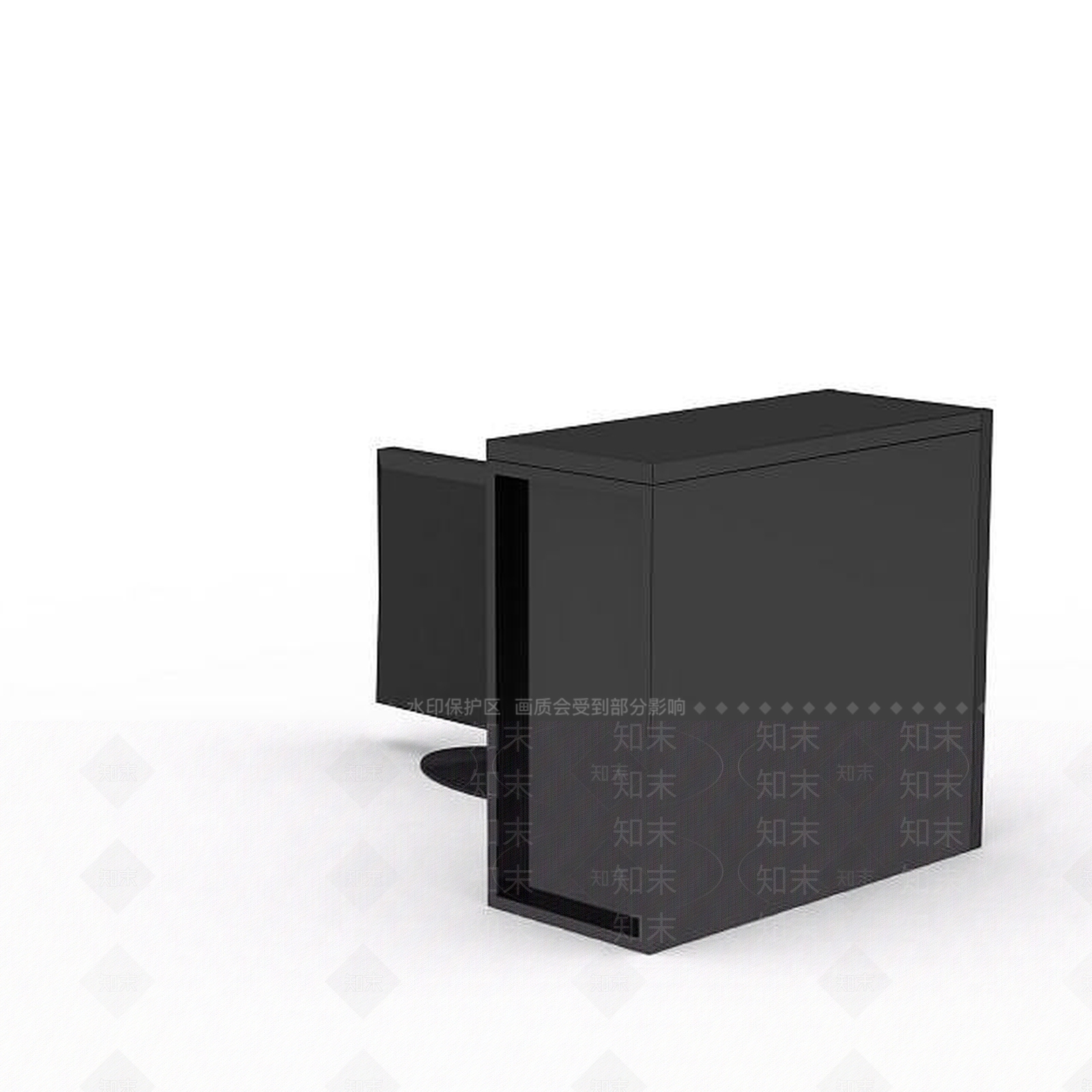 现代台式机电脑3D模型下载【ID:1199725392】