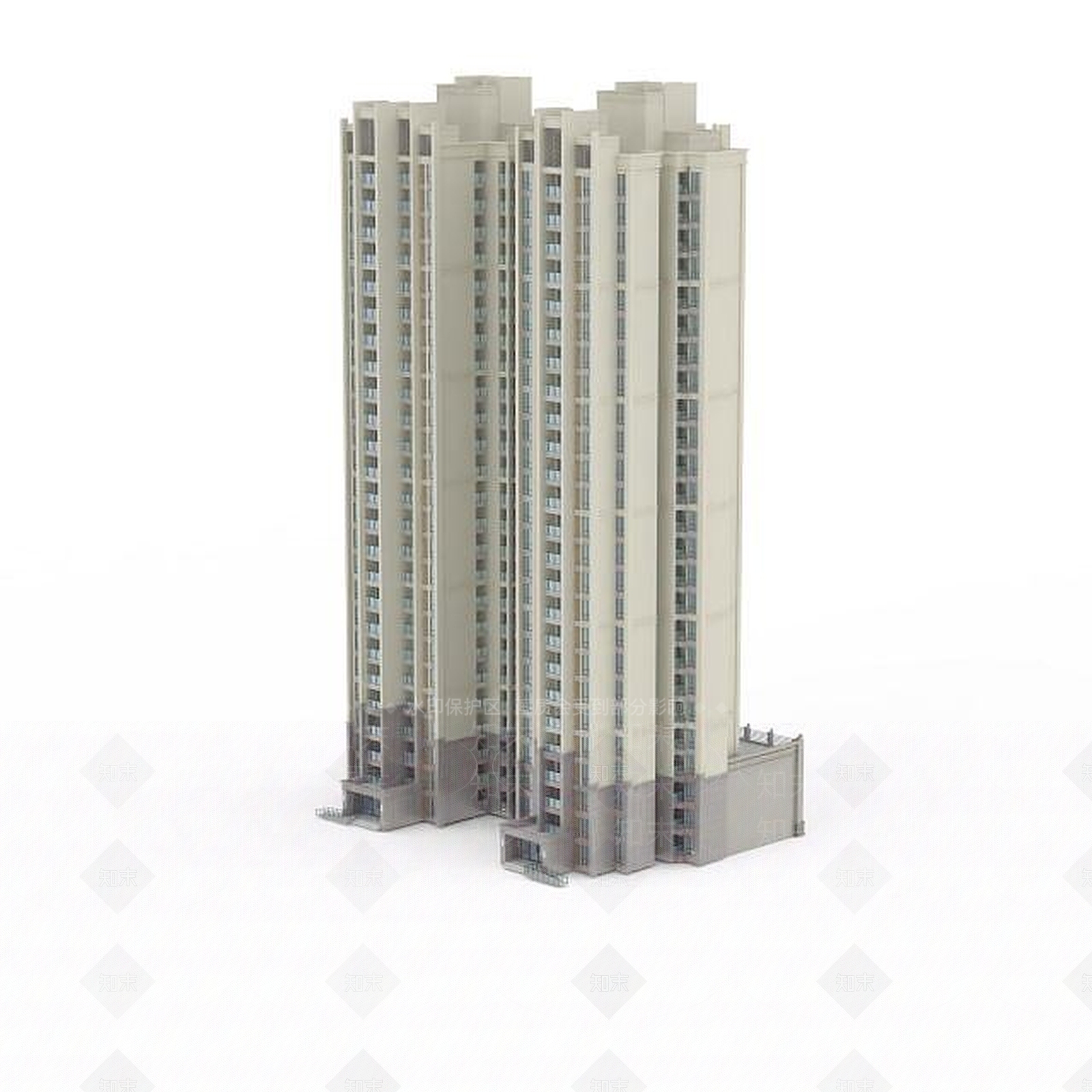 现代大楼3D模型下载【ID:1199726615】