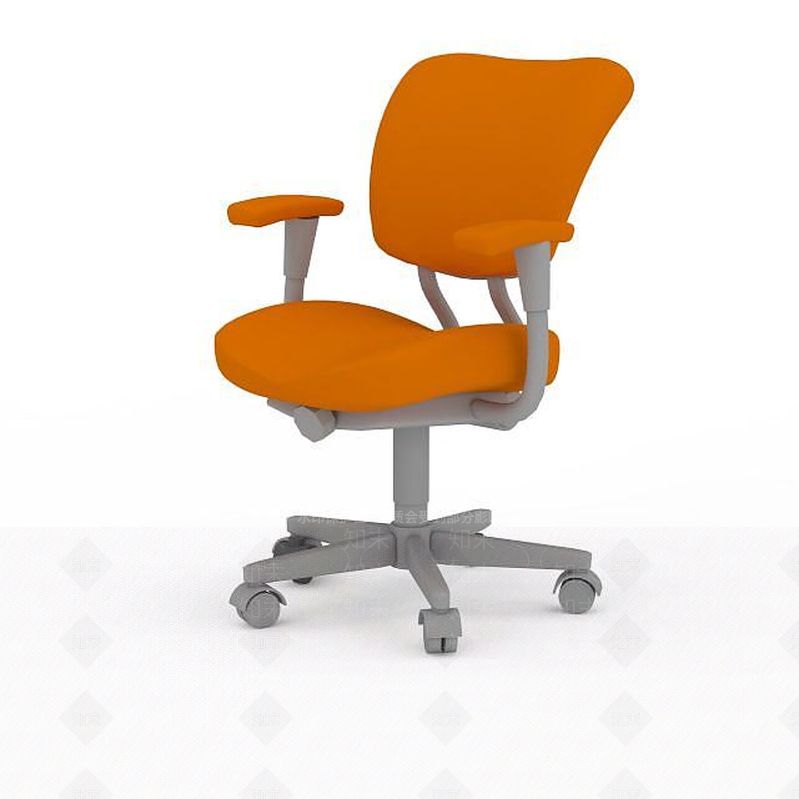 现代办公转椅3D模型下载【ID:1199727165】