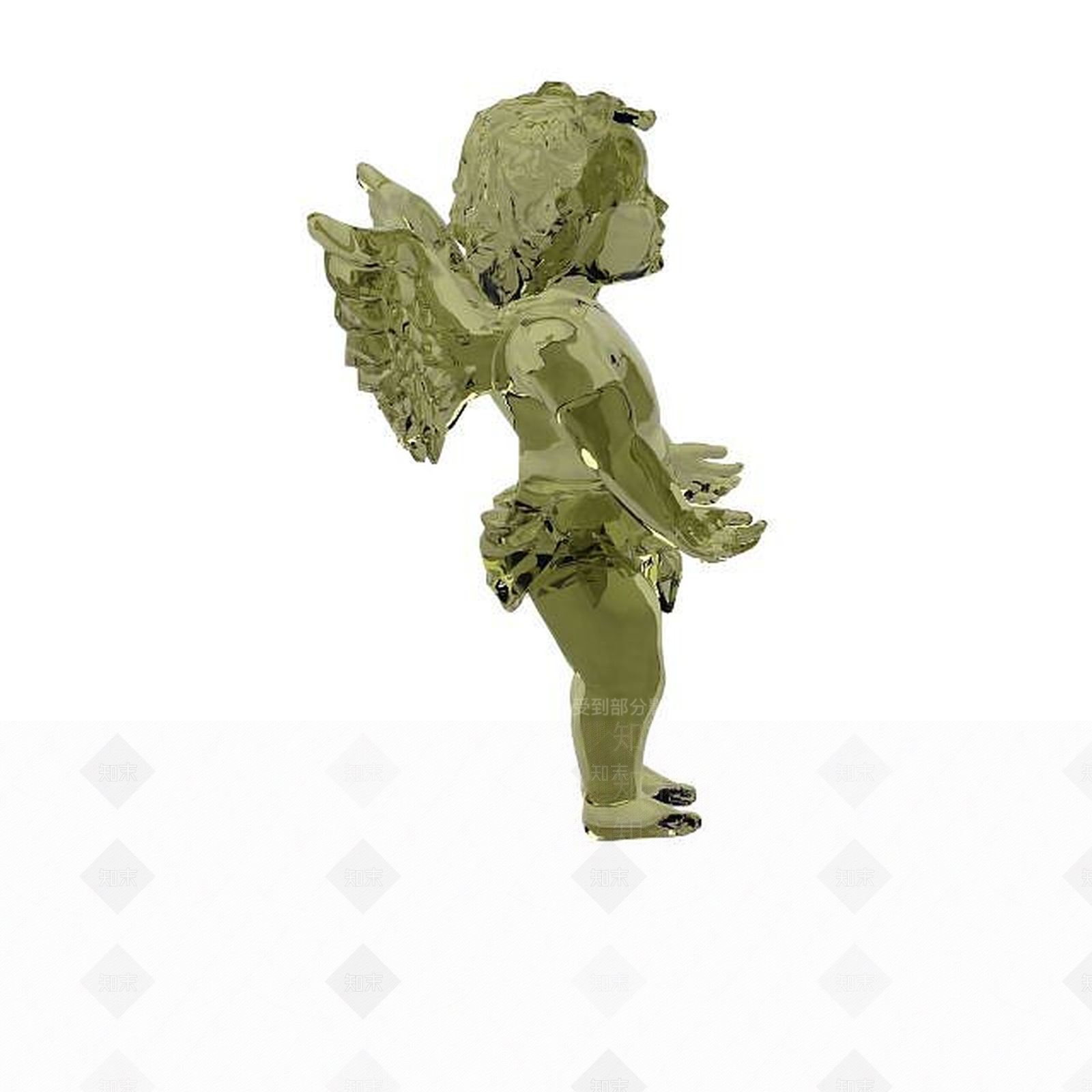 现代小天使工艺品摆件3D模型下载【ID:1199728276】