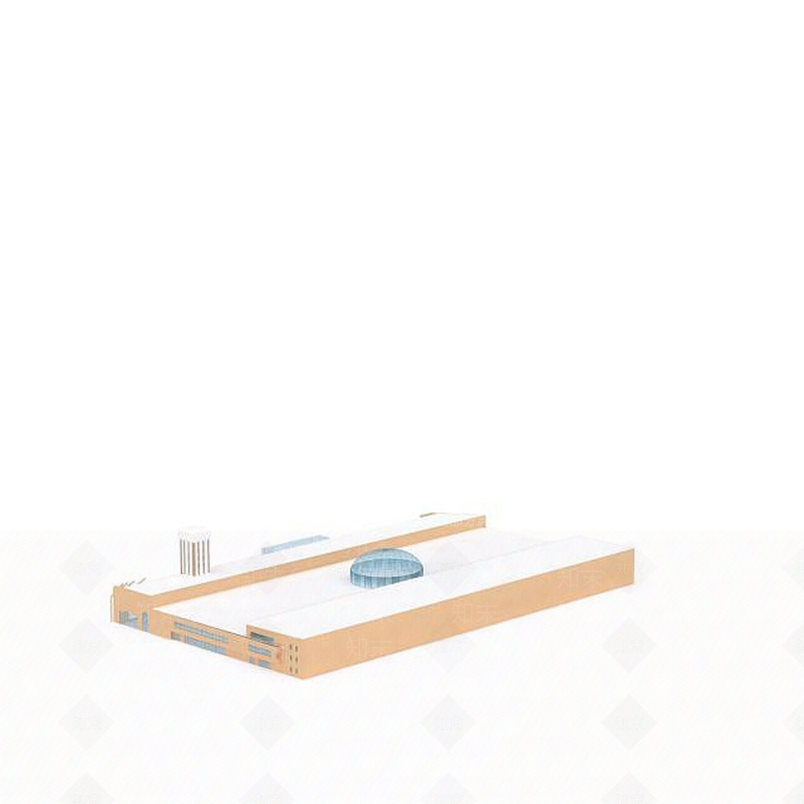 现代商业大楼3D模型下载【ID:1199729525】
