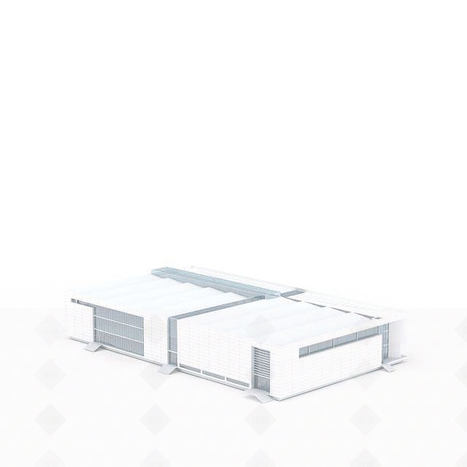 现代商业大厦3D模型下载【ID:1199729764】