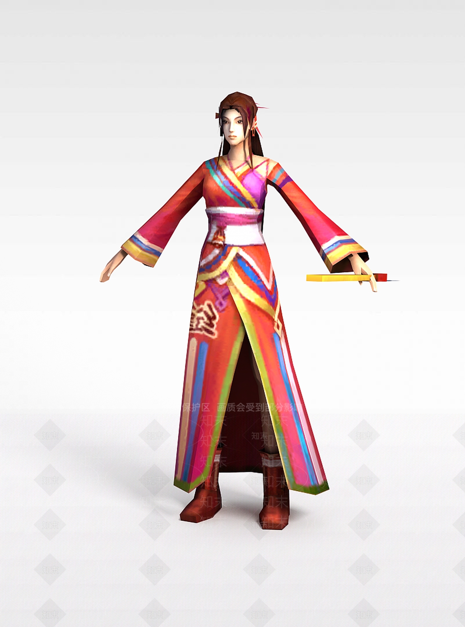 现代诛仙游戏人物3D模型下载【ID:1199732177】