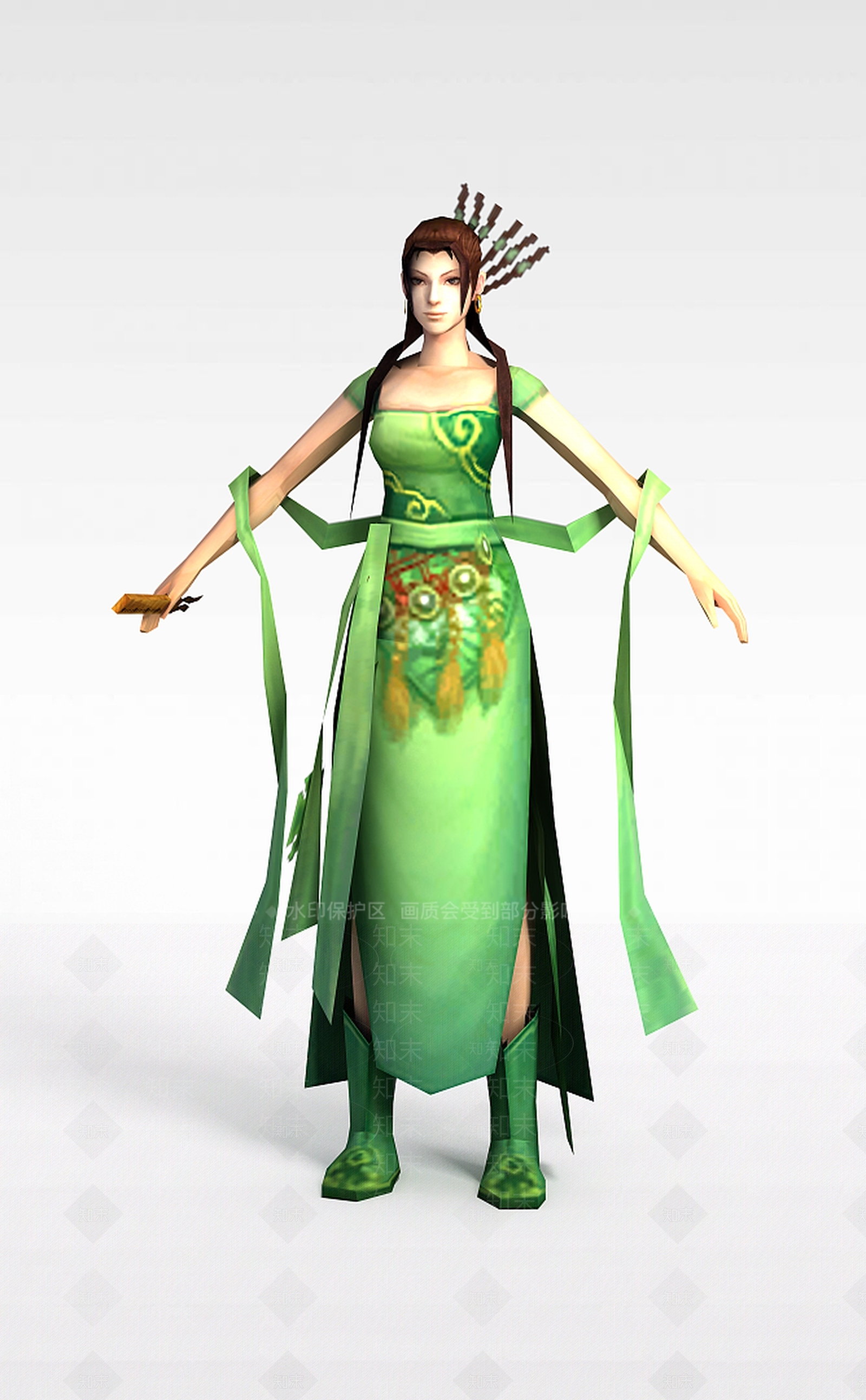 现代诛仙游戏人物3D模型下载【ID:1199732270】