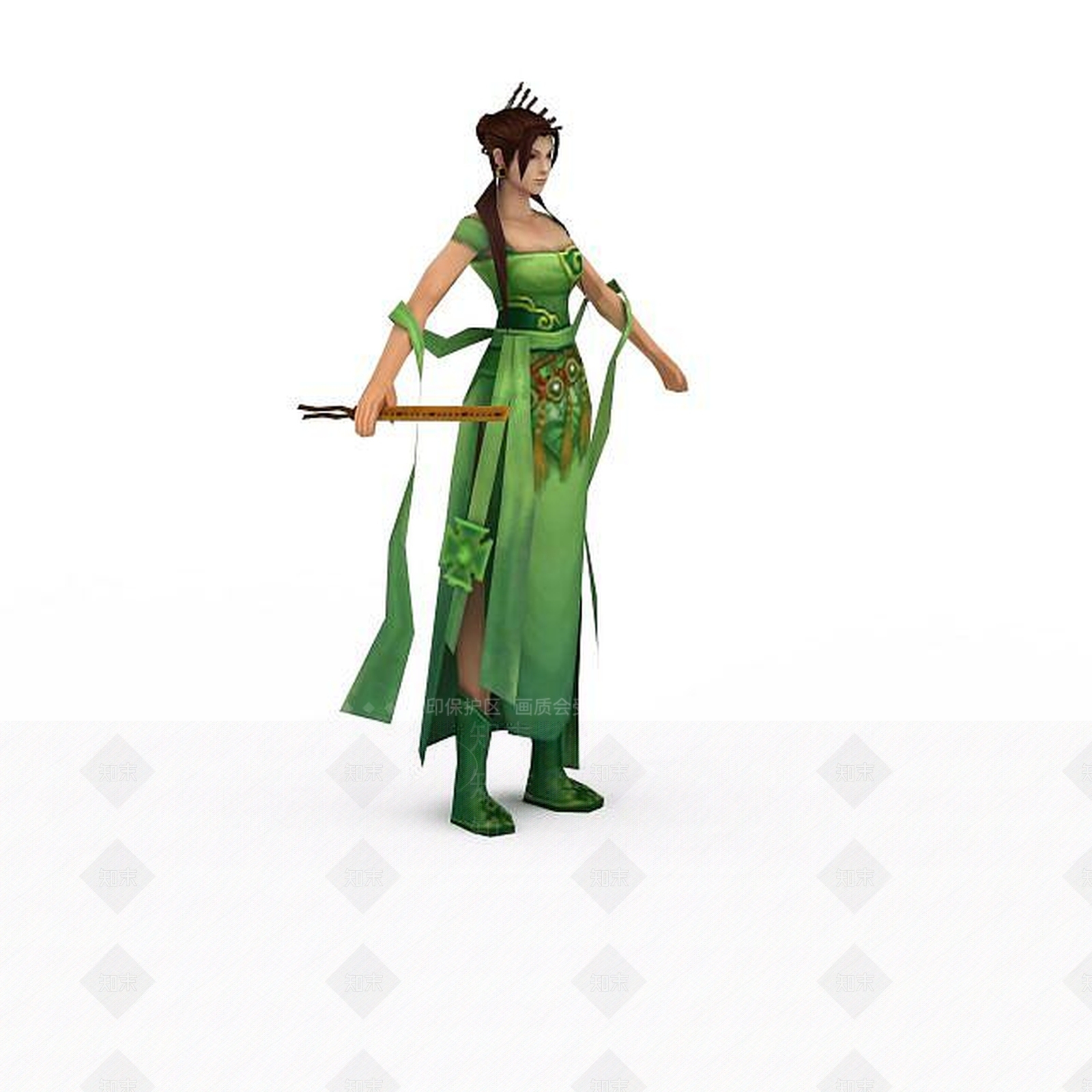 现代诛仙游戏人物3D模型下载【ID:1199732270】