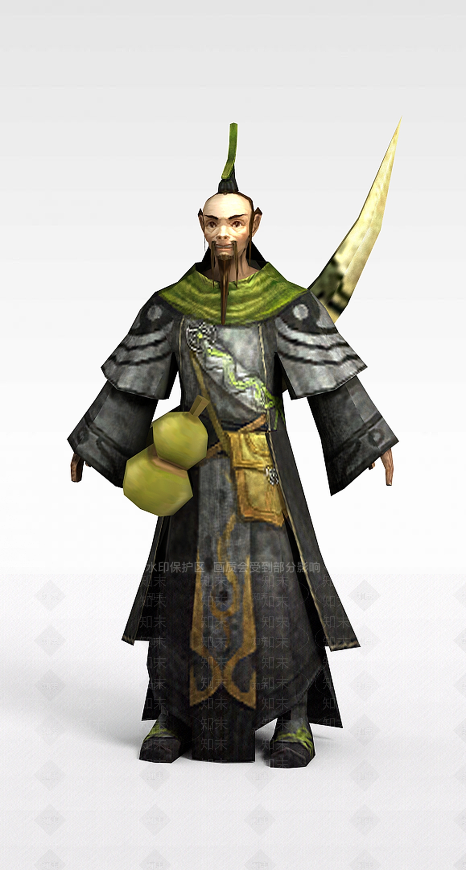 现代诛仙游戏人物3D模型下载【ID:1199732303】
