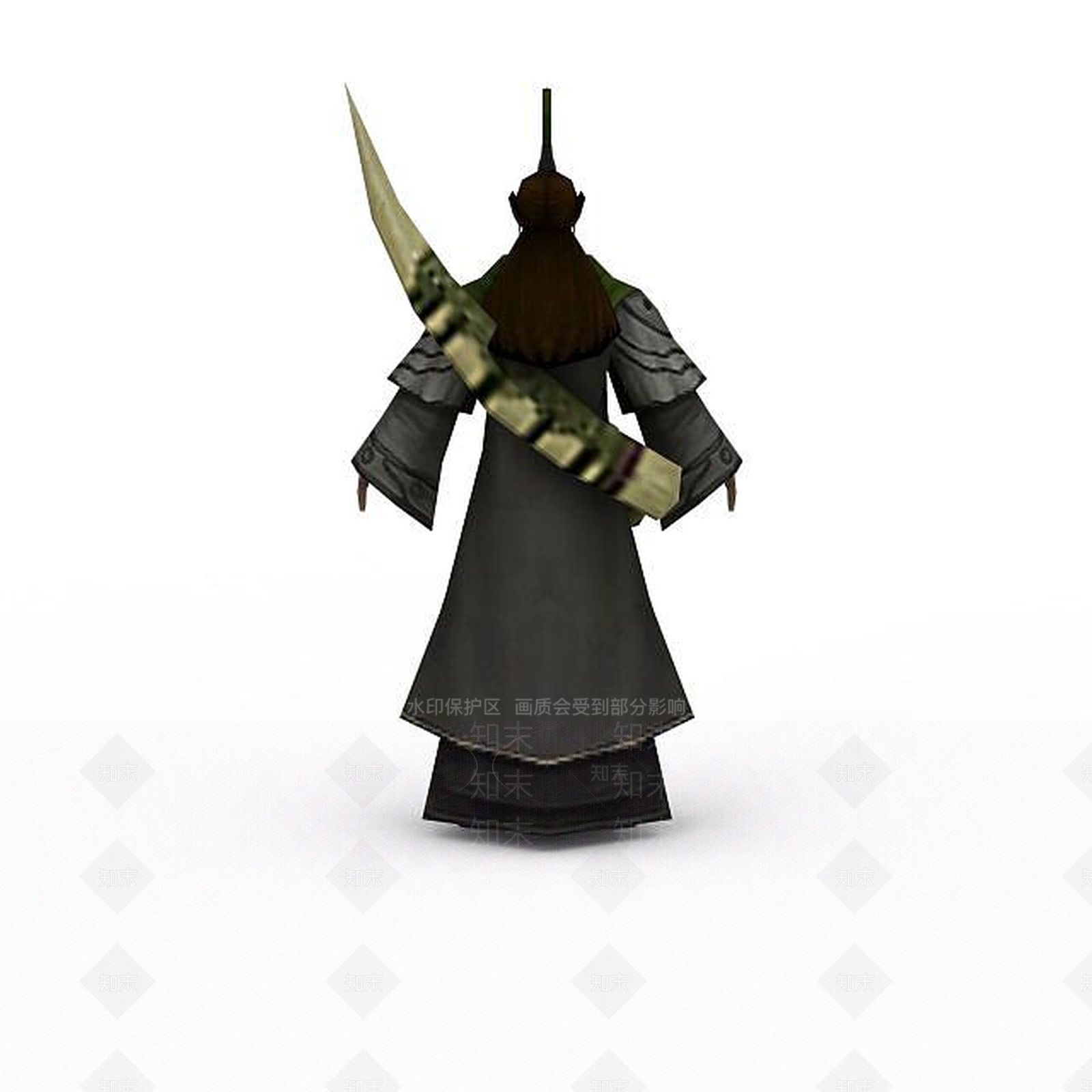 现代诛仙游戏人物3D模型下载【ID:1199732303】
