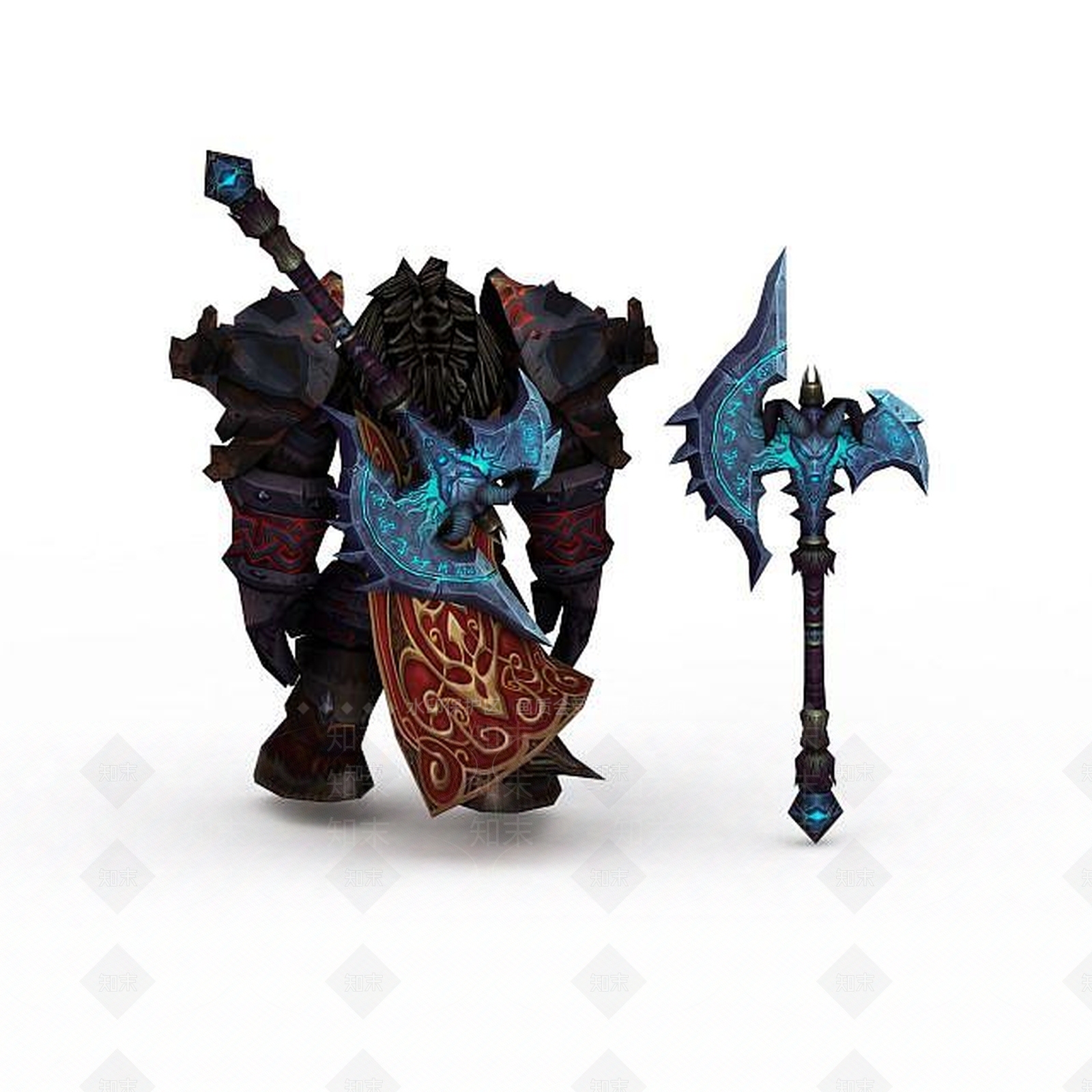 现代牛头人战士3D模型下载【ID:1199732601】