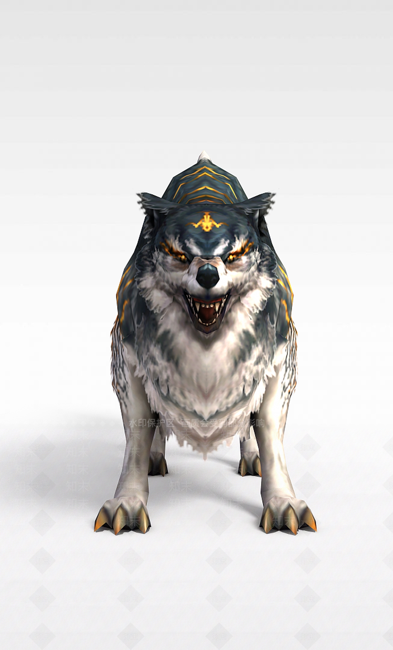 现代佛本是道动漫角色狼3D模型下载【ID:1199733110】