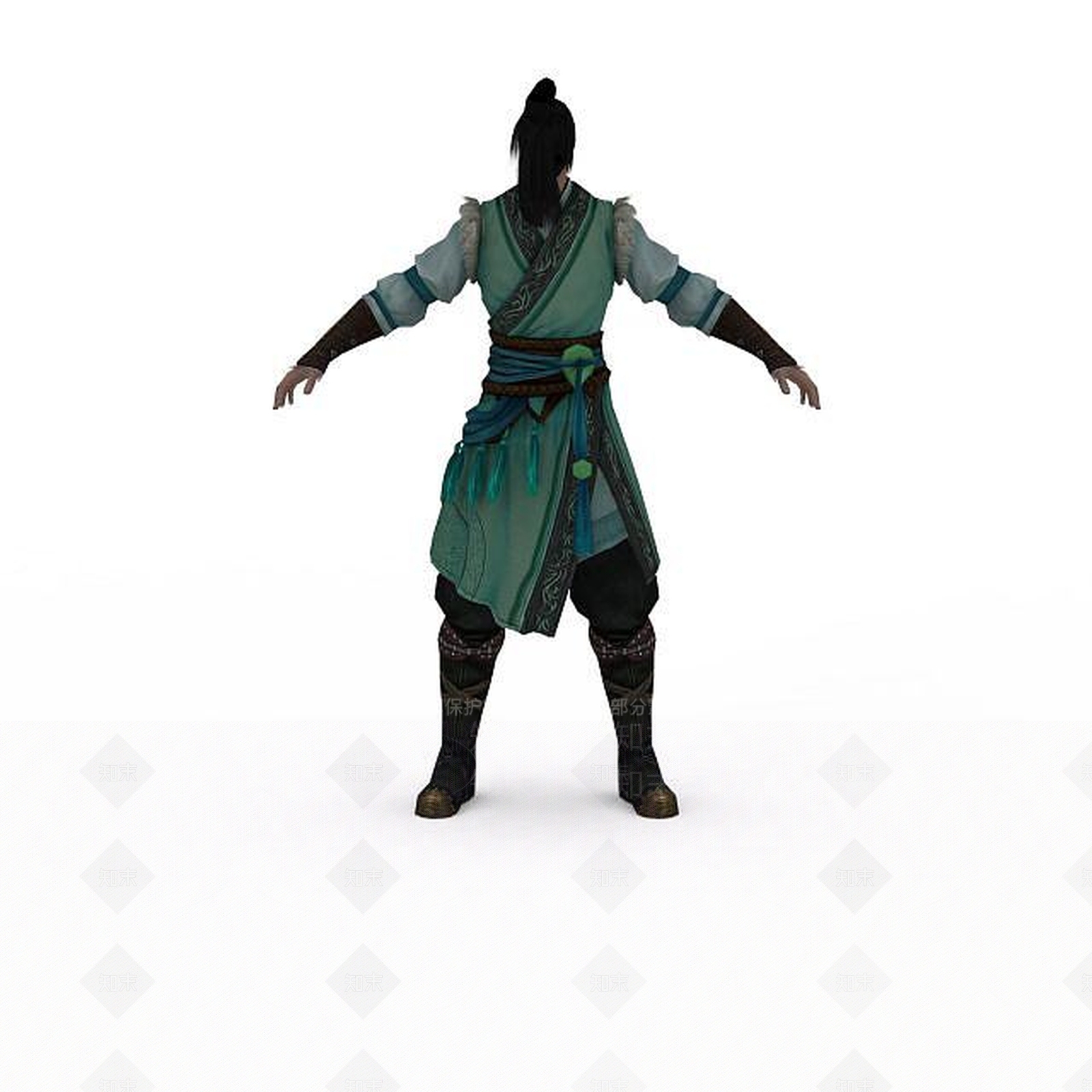 现代天涯明月刀游戏人物3D模型下载【ID:1199733246】