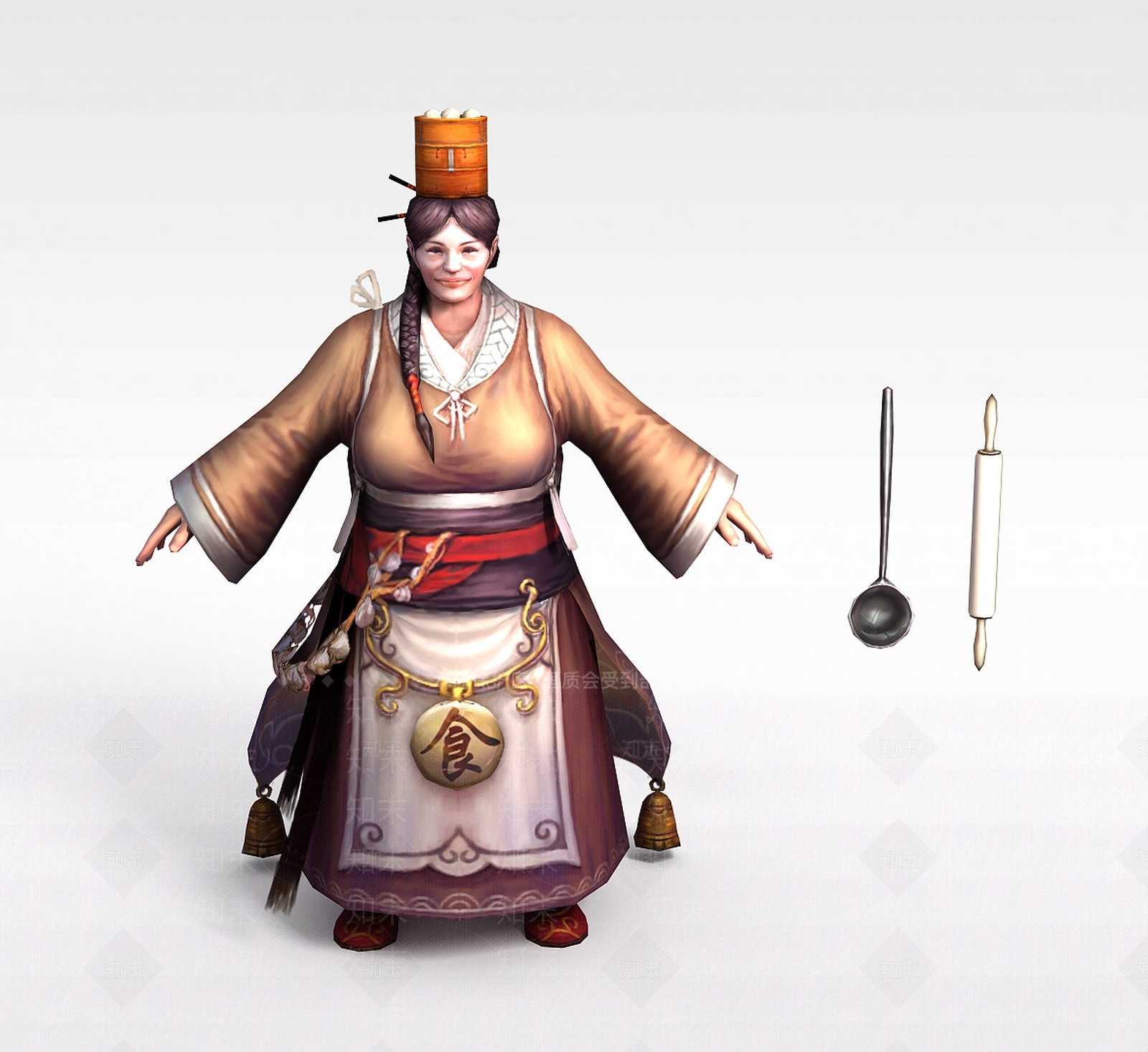 现代笑傲江湖游戏人物3D模型下载【ID:1199733339】