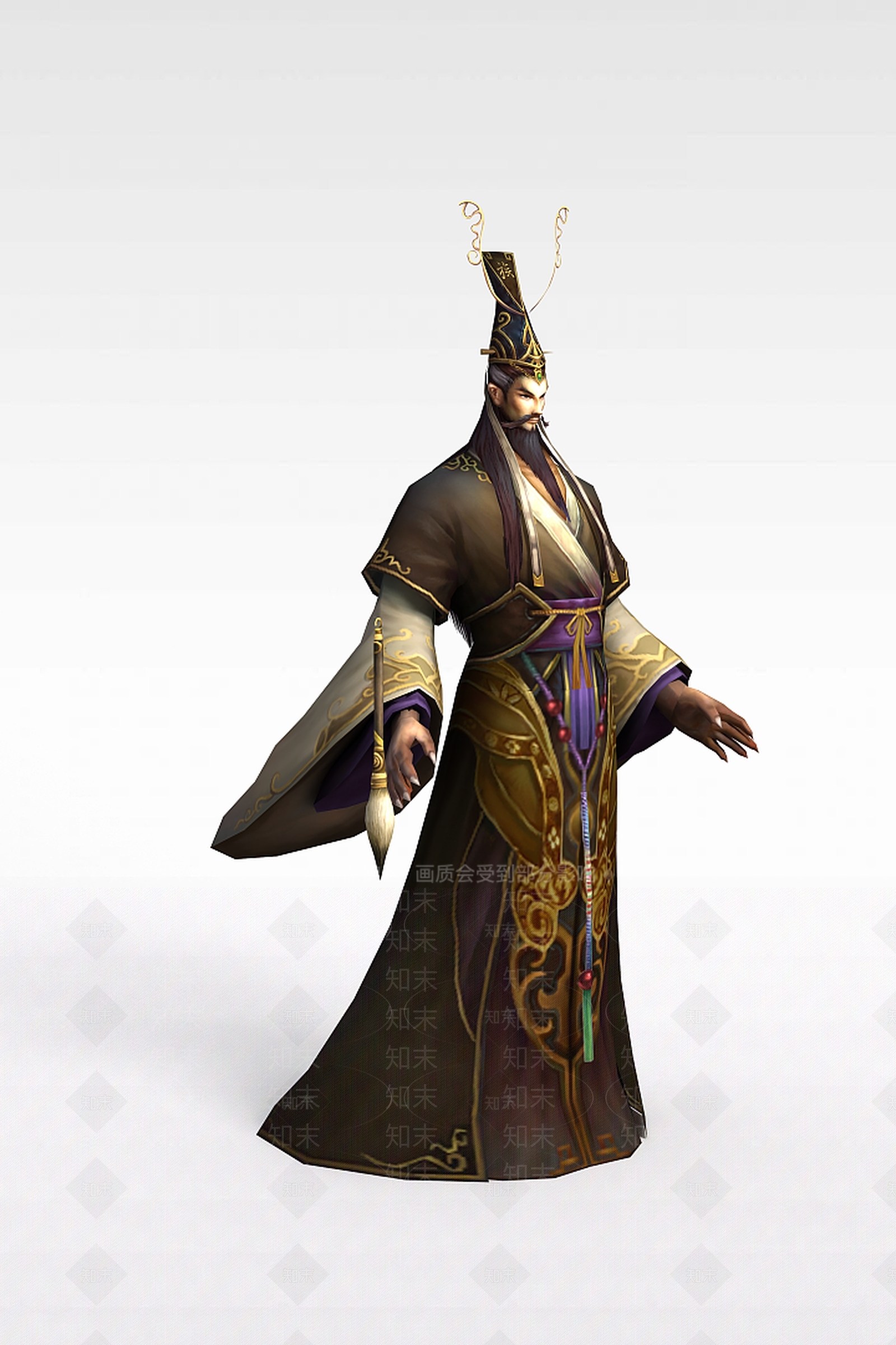 现代笑傲江湖游戏人物3D模型下载【ID:1199733422】