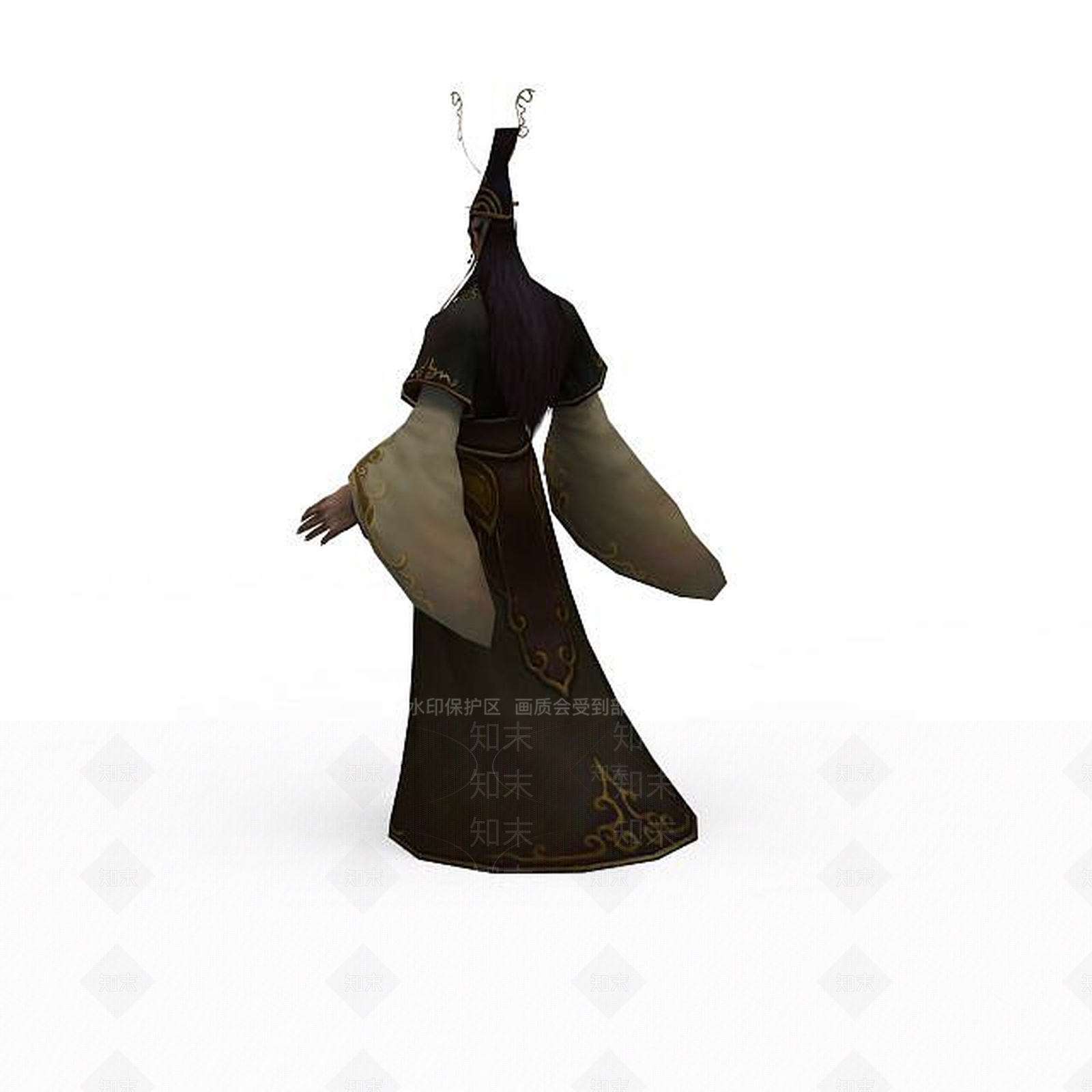 现代笑傲江湖游戏人物3D模型下载【ID:1199733422】