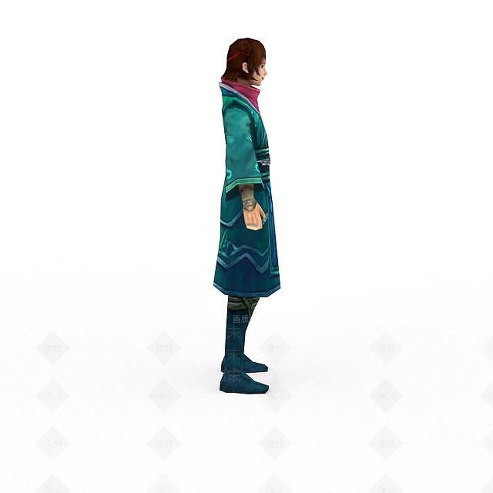 现代诛仙游戏人物3D模型下载【ID:1199733435】