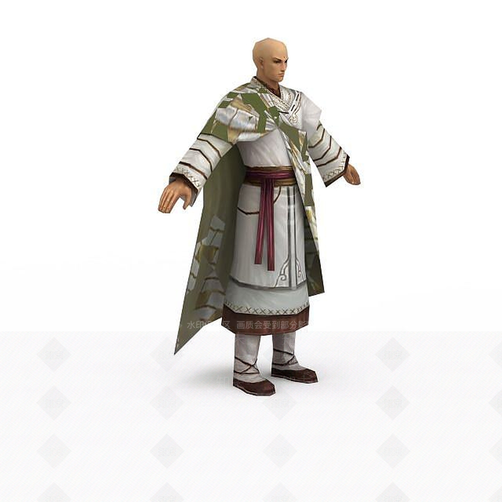 现代诛仙游戏人物3D模型下载【ID:1199733549】