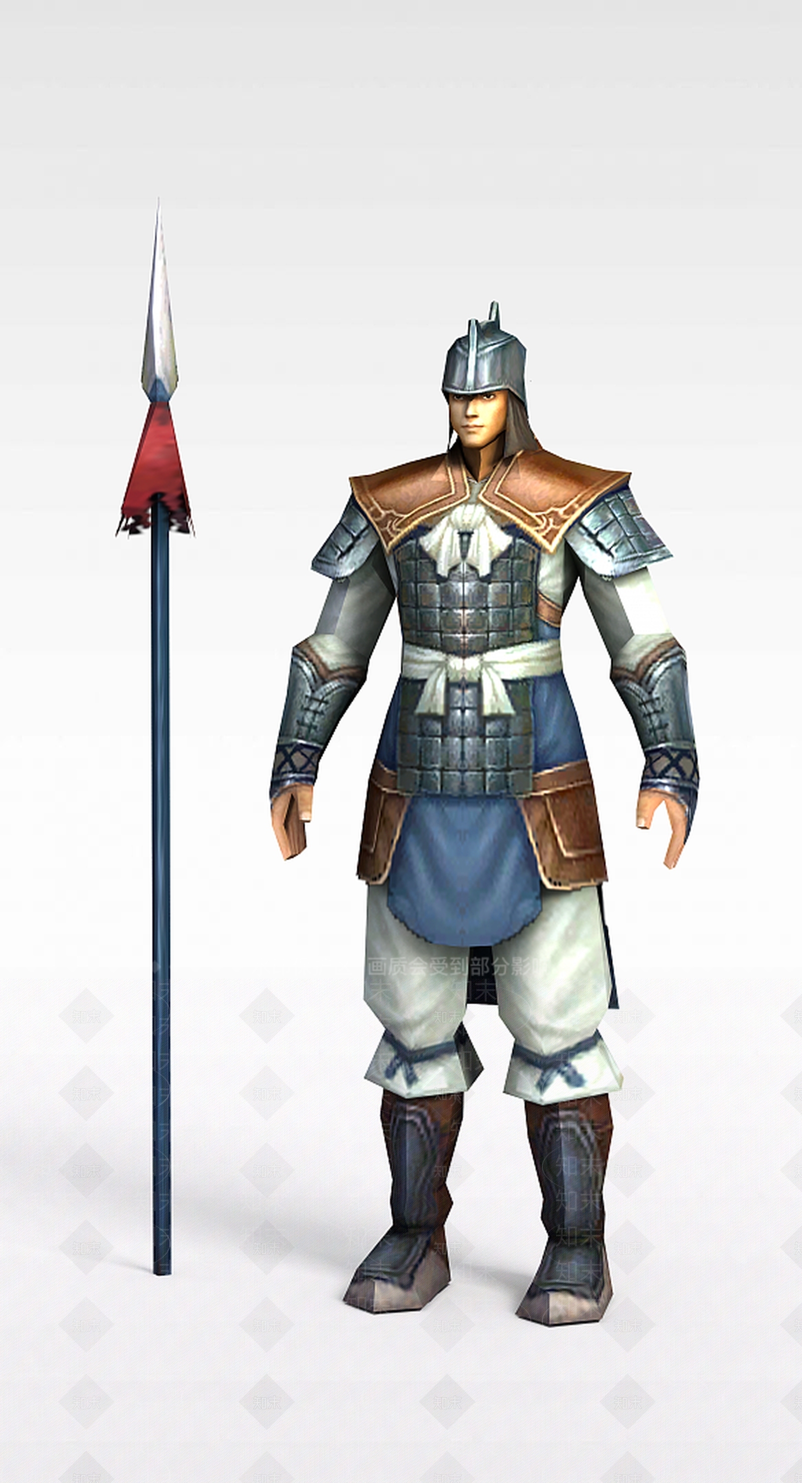 现代诛仙游戏人物士兵3D模型下载【ID:1199733661】