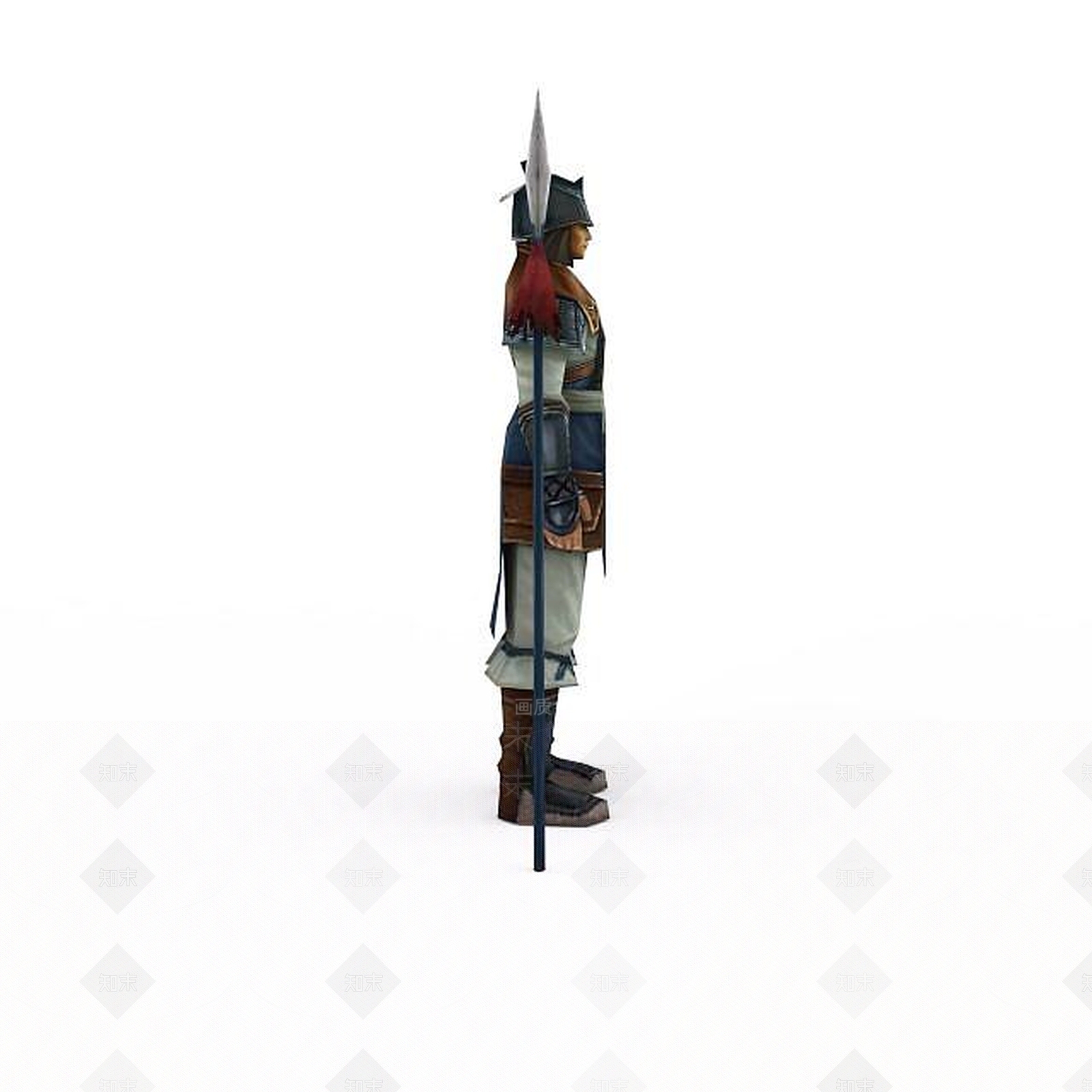现代诛仙游戏人物士兵3D模型下载【ID:1199733661】