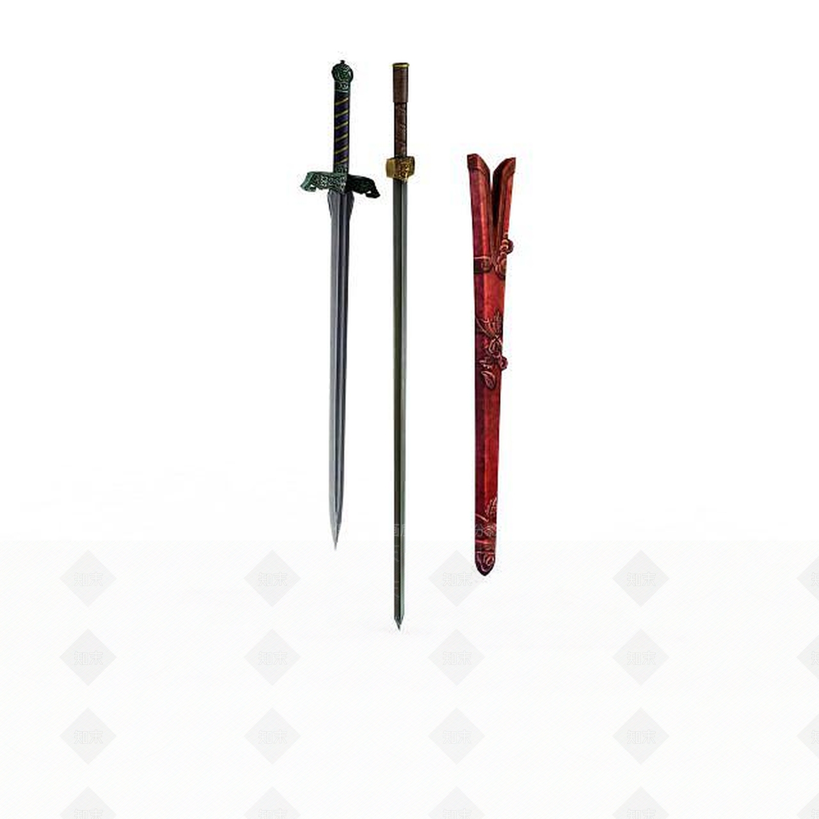 现代九阴真经兵器剑3D模型下载【ID:1199733916】