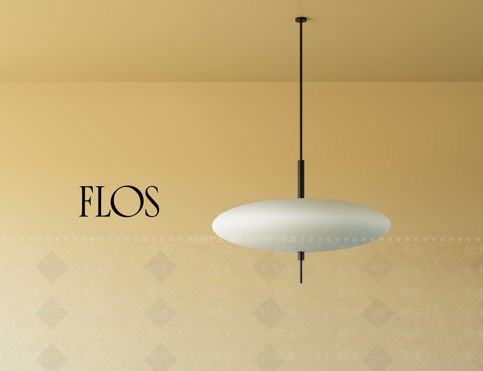 现代北欧餐厅吊灯3D模型下载【ID:1199734209】