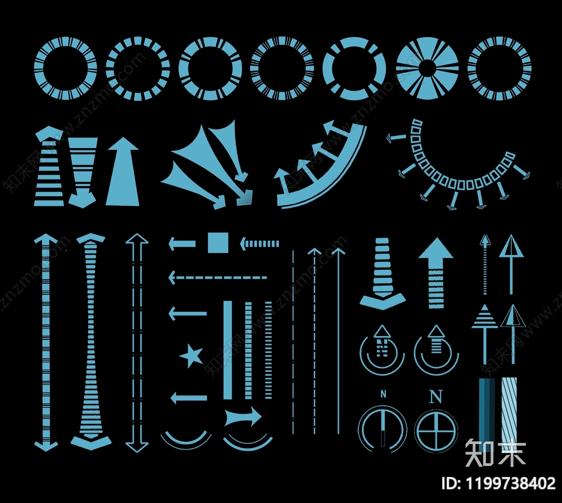 现代简约箭头下载【ID:1199738402】