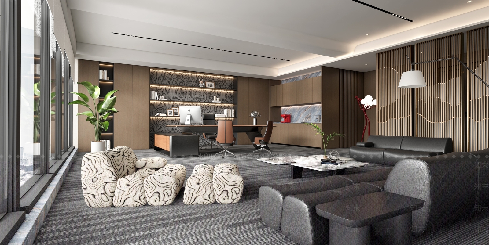 现代办公室3D模型下载【ID:1199741358】