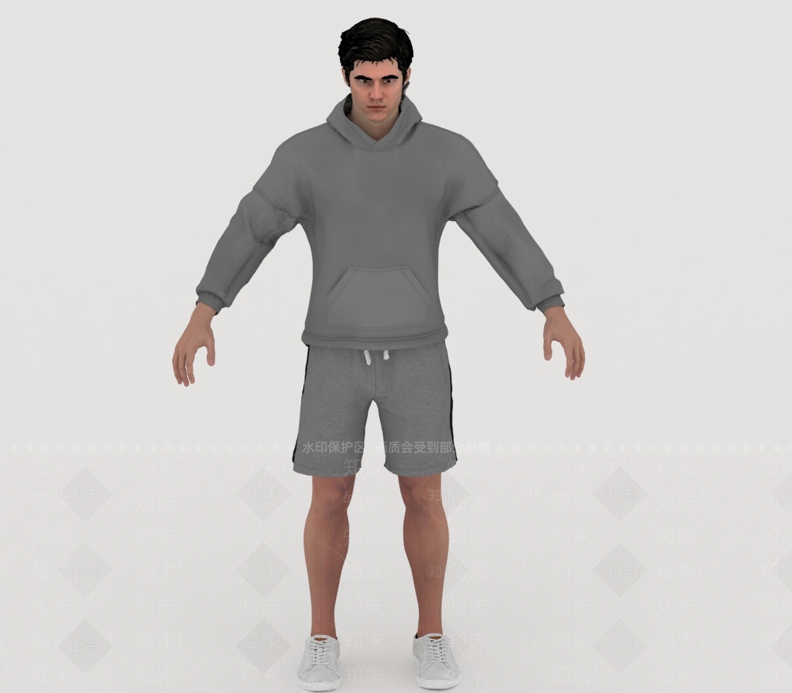 男人3D模型下载【ID:1199744795】