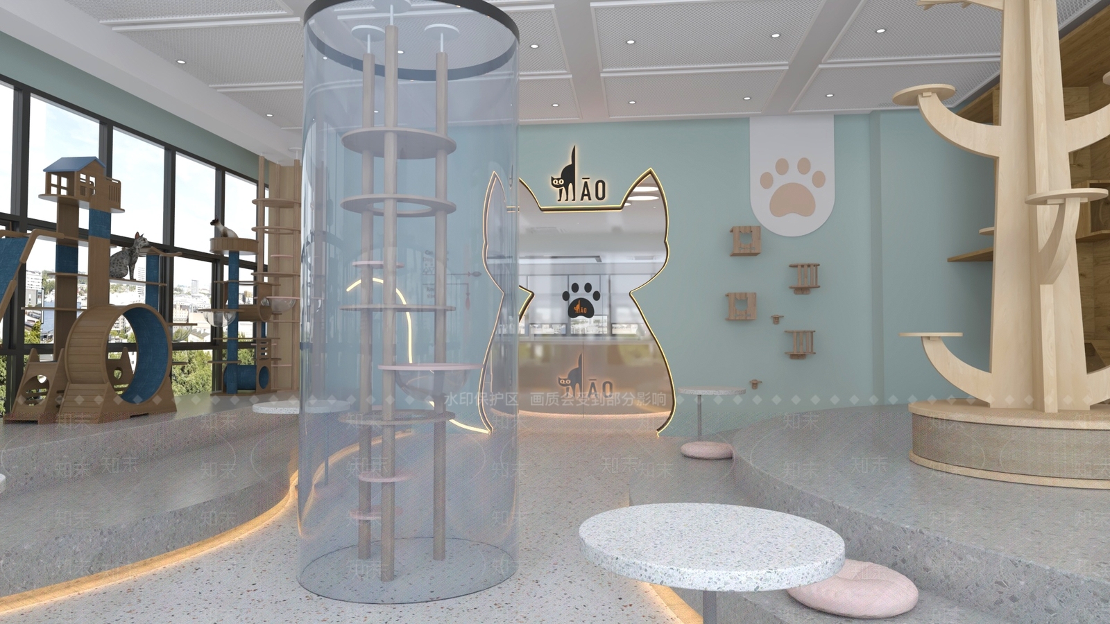 现代宠物店3D模型下载【ID:1199757290】