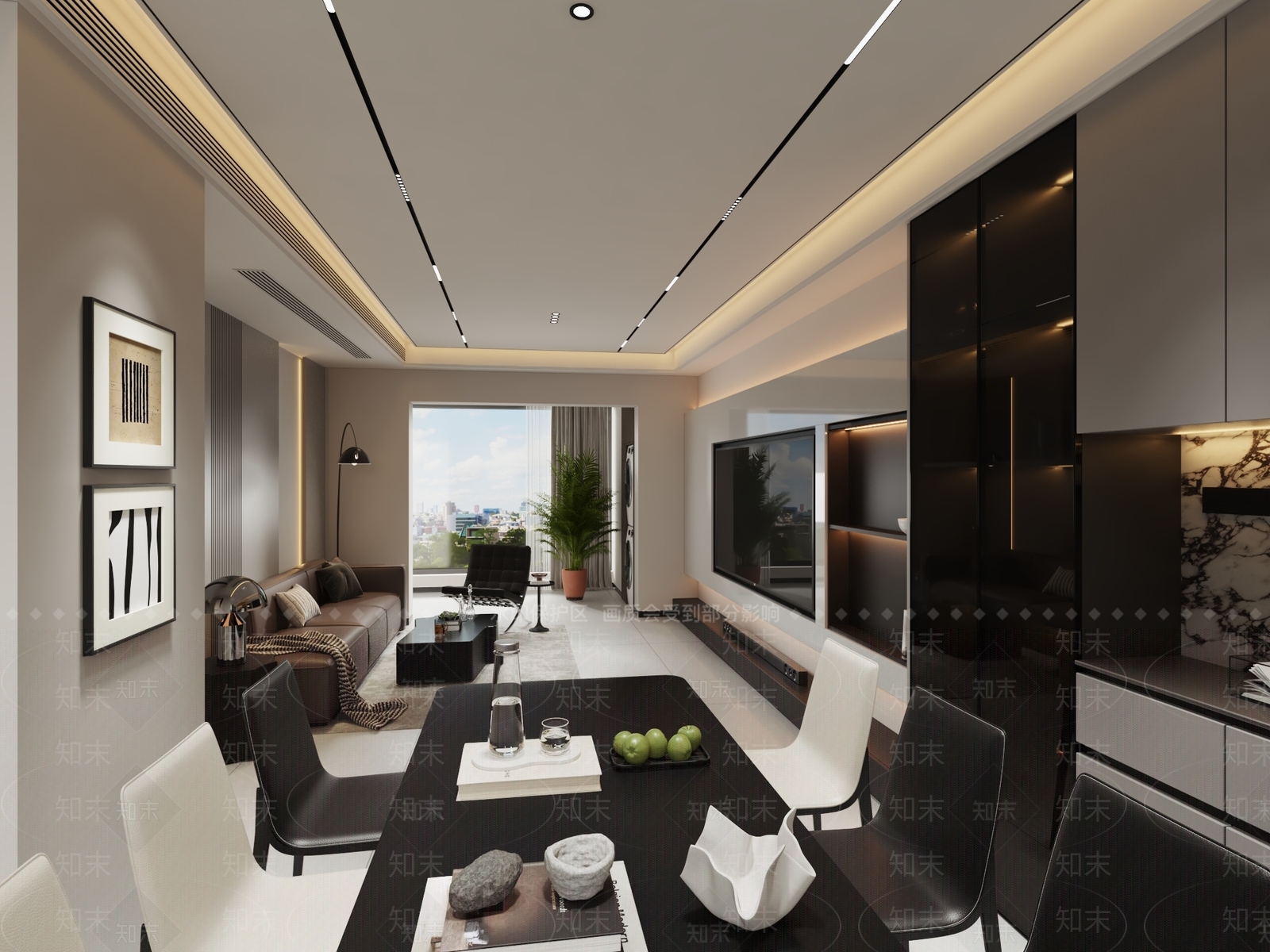意式客餐厅3D模型下载【ID:1199763942】