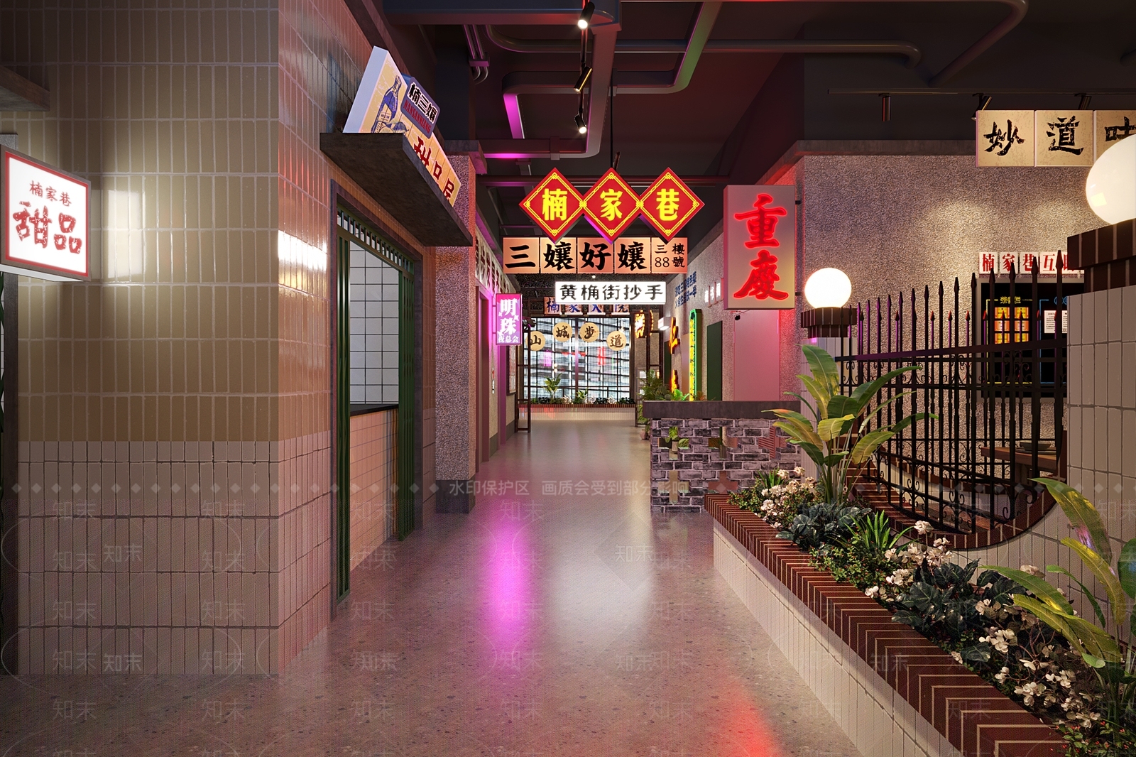 现代其他餐饮空间3D模型下载【ID:1215174555】