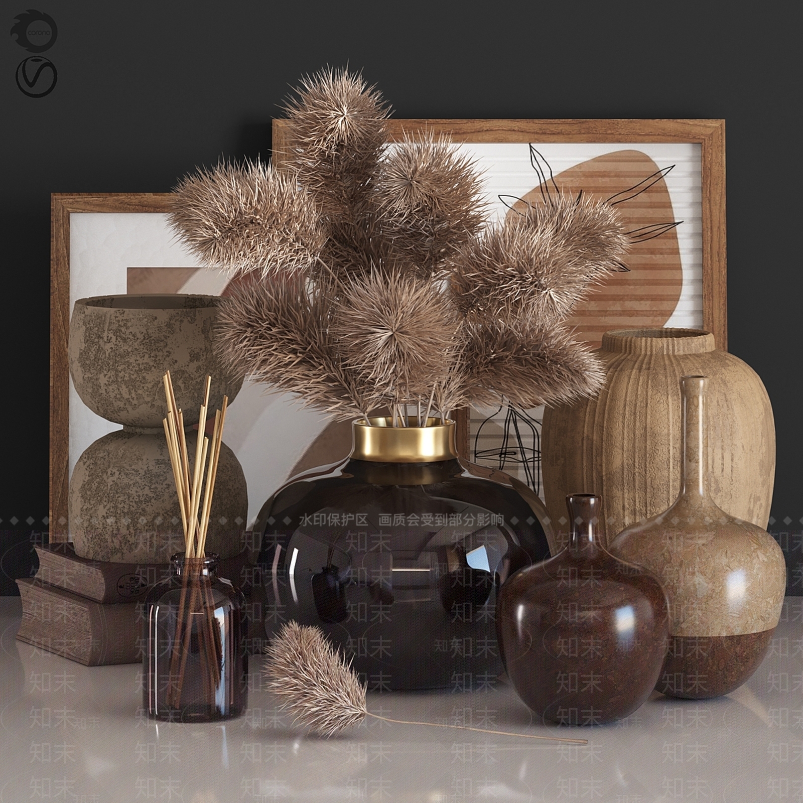 洗浴用品3D模型下载【ID:1199767560】