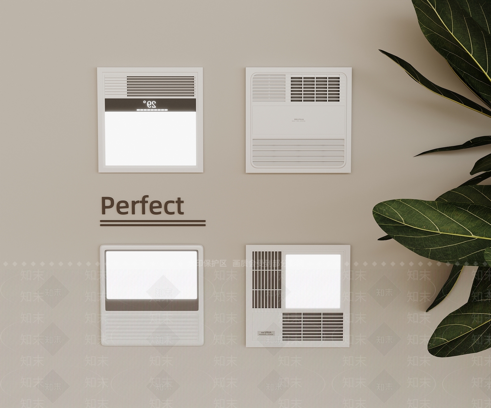 浴霸3D模型下载【ID:1199768819】