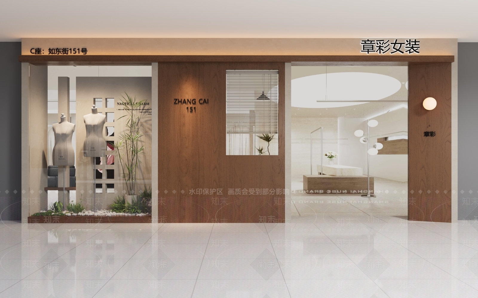 中古原木服装店3D模型下载【ID:1199776730】
