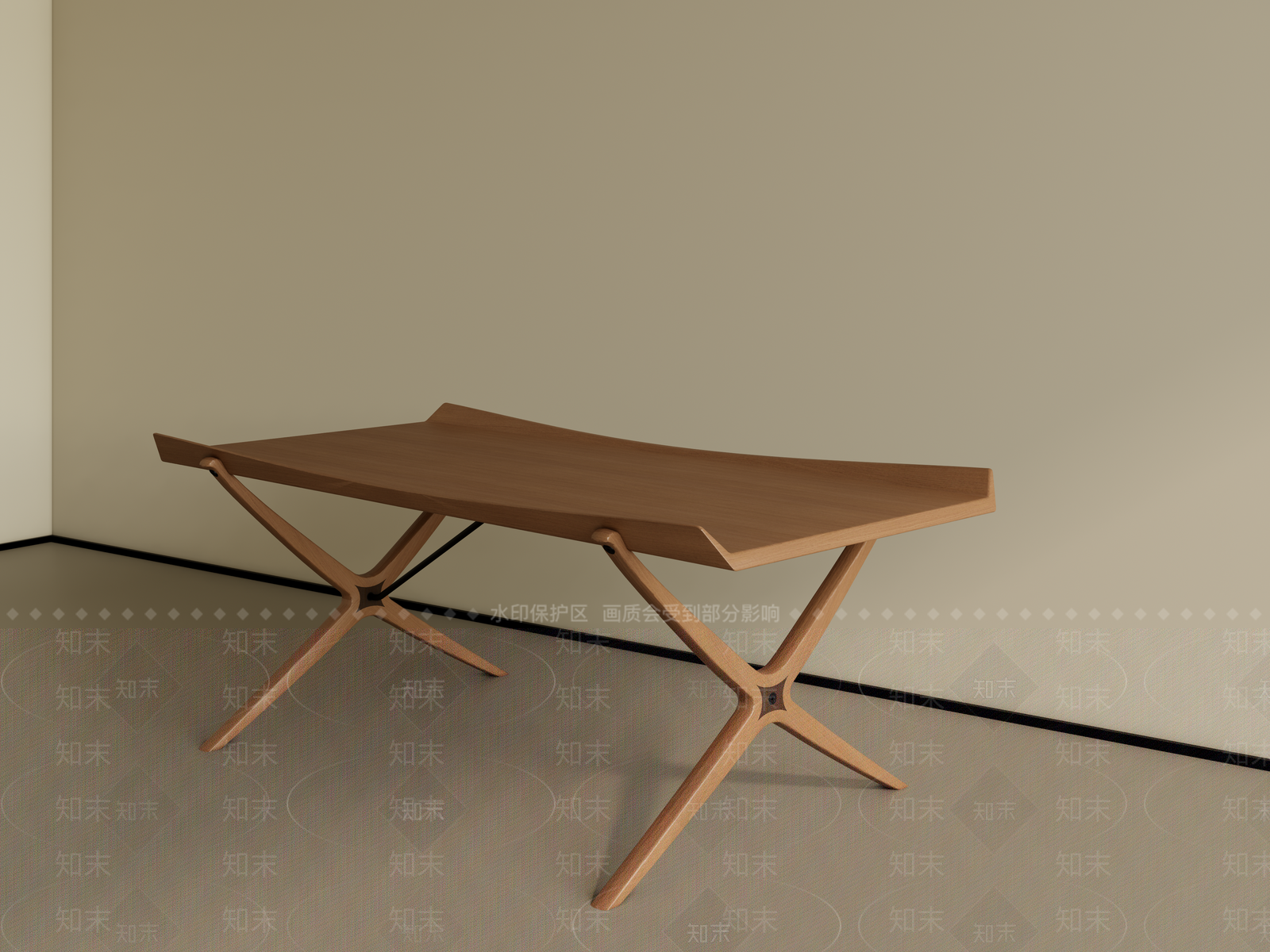 原木中古茶几SU模型下载【ID:1199782300】