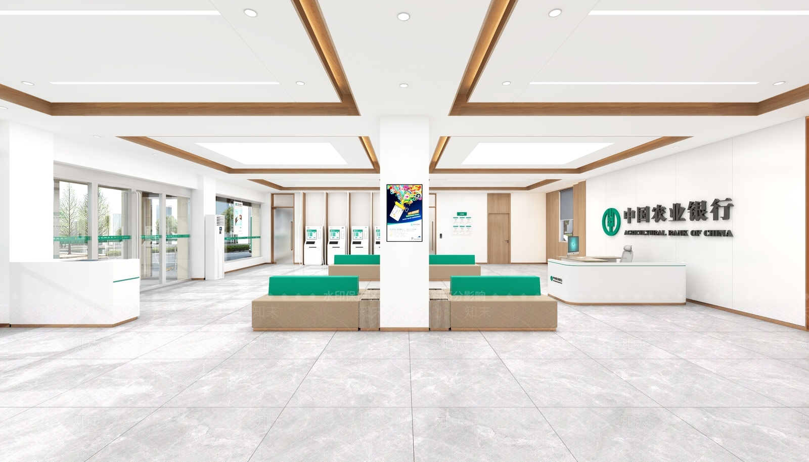 现代银行3D模型下载【ID:1199785824】