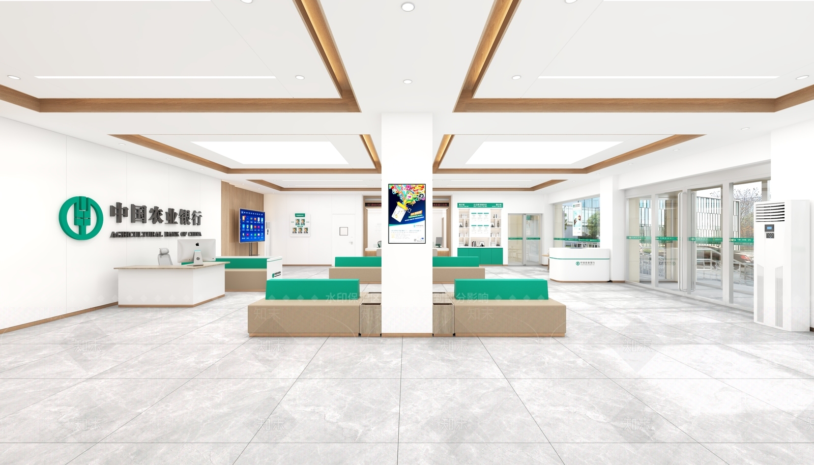现代银行3D模型下载【ID:1199785824】
