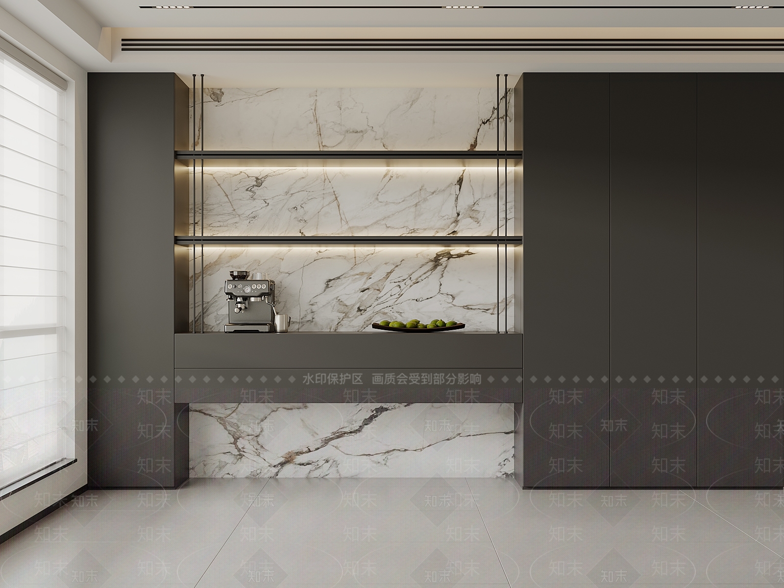 现代极简酒柜3D模型下载【ID:1199794745】