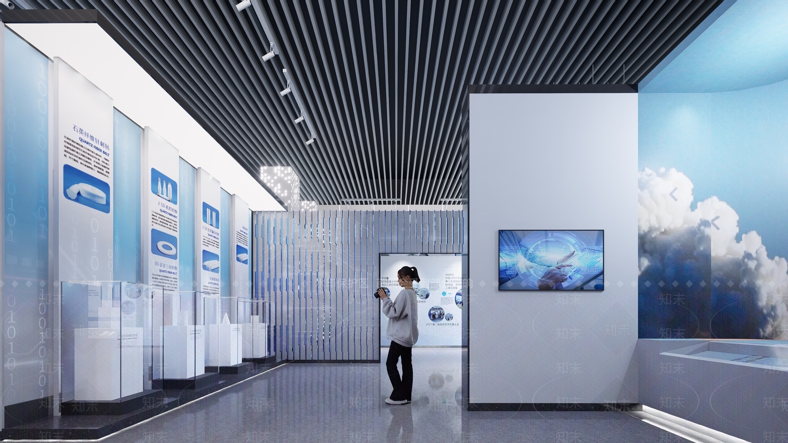 现代极简其他文化空间SU模型下载【ID:1199800165】