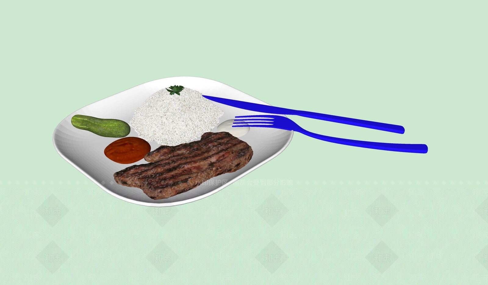 食物饮料SU模型下载【ID:1199802838】