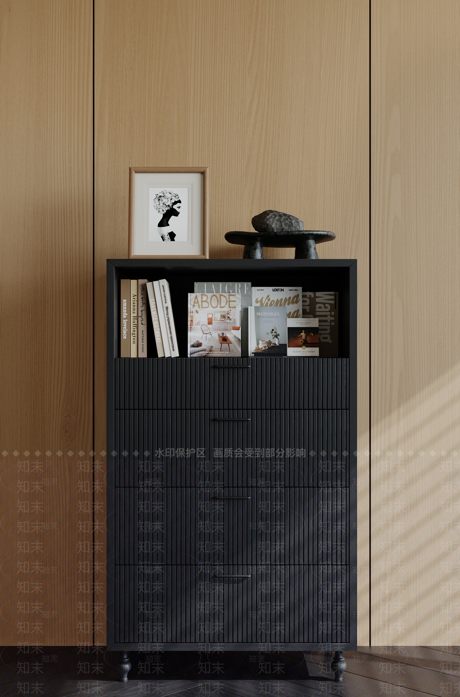 中古现代斗柜3D模型下载【ID:1199806109】