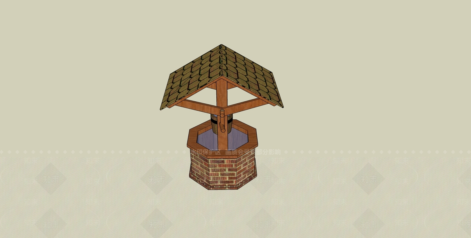 现代新中式其他景观小品SU模型下载【ID:1199809950】