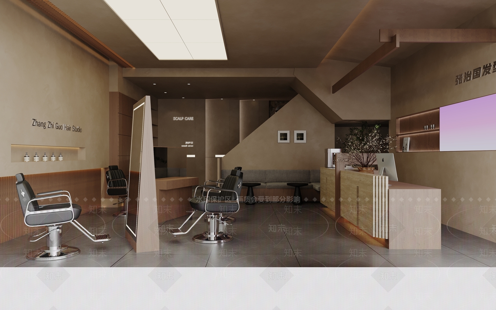 侘寂中古其他商业空间3D模型下载【ID:1199815390】