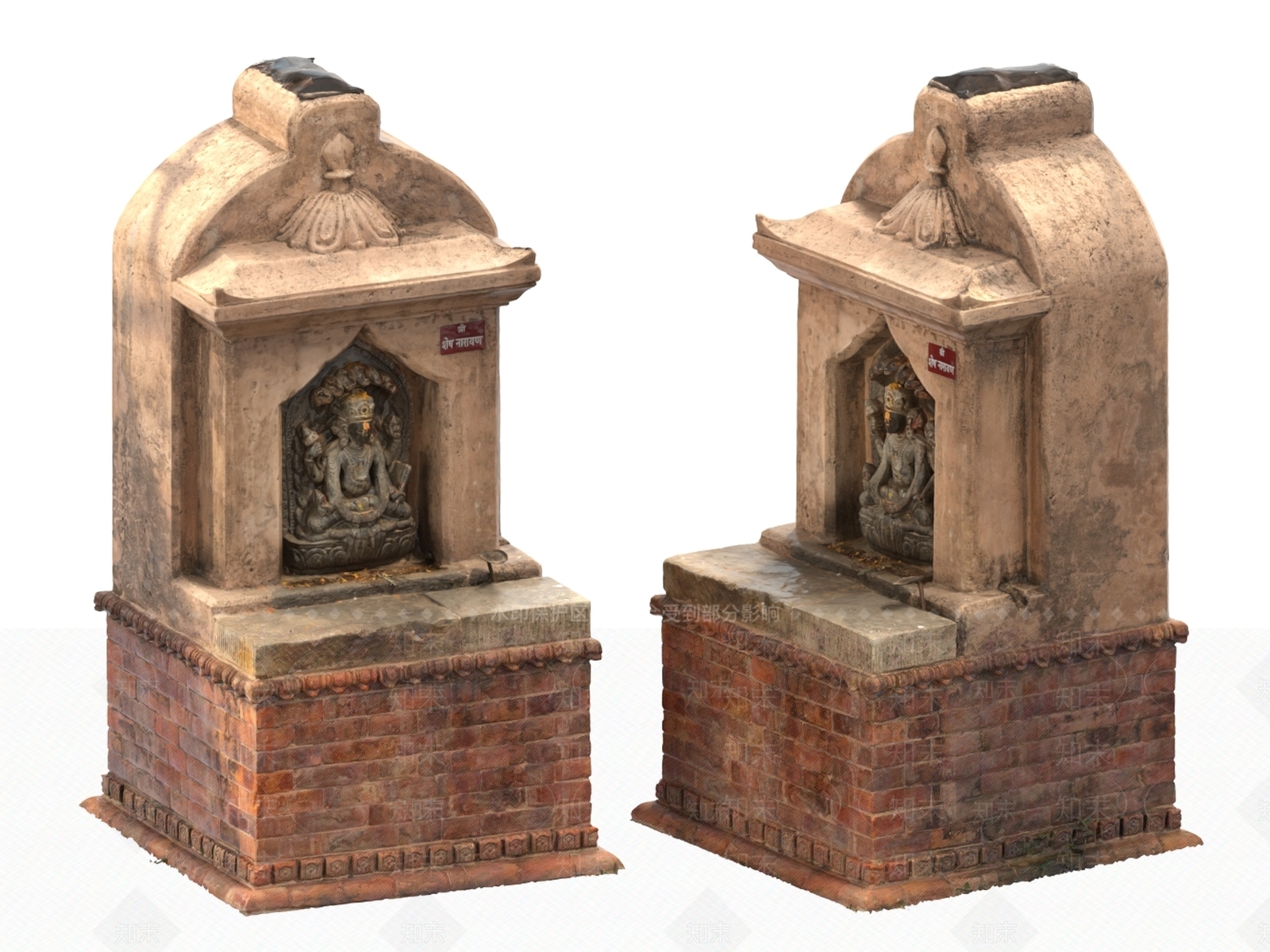 现代景观雕塑3D模型下载【ID:1199816471】
