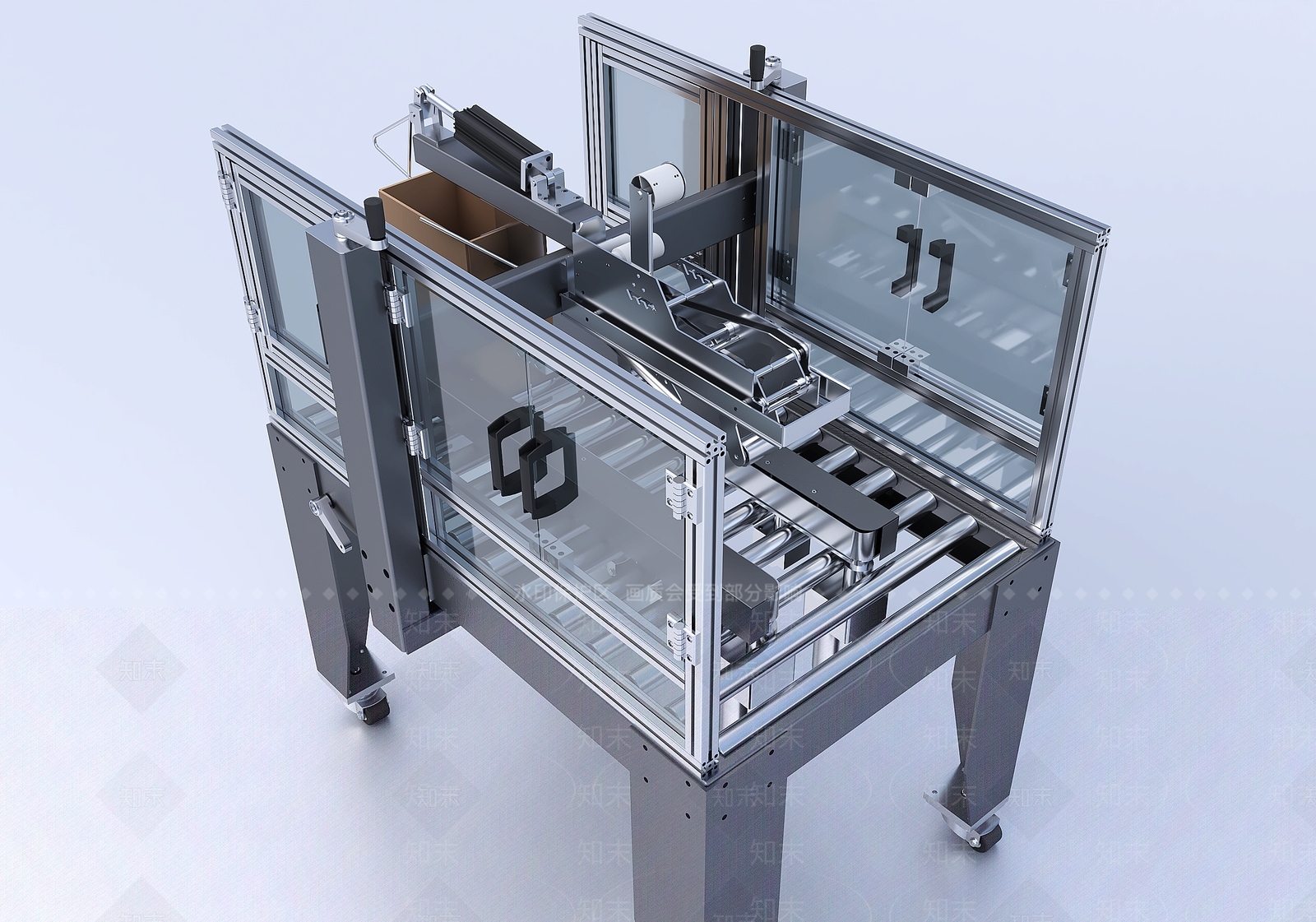 工业工业设备3D模型渲染效果图