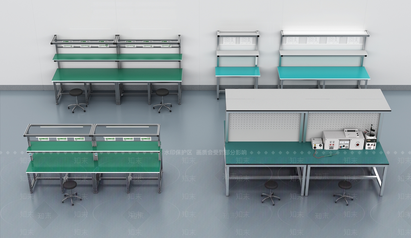 工业工业设备3D模型渲染效果图