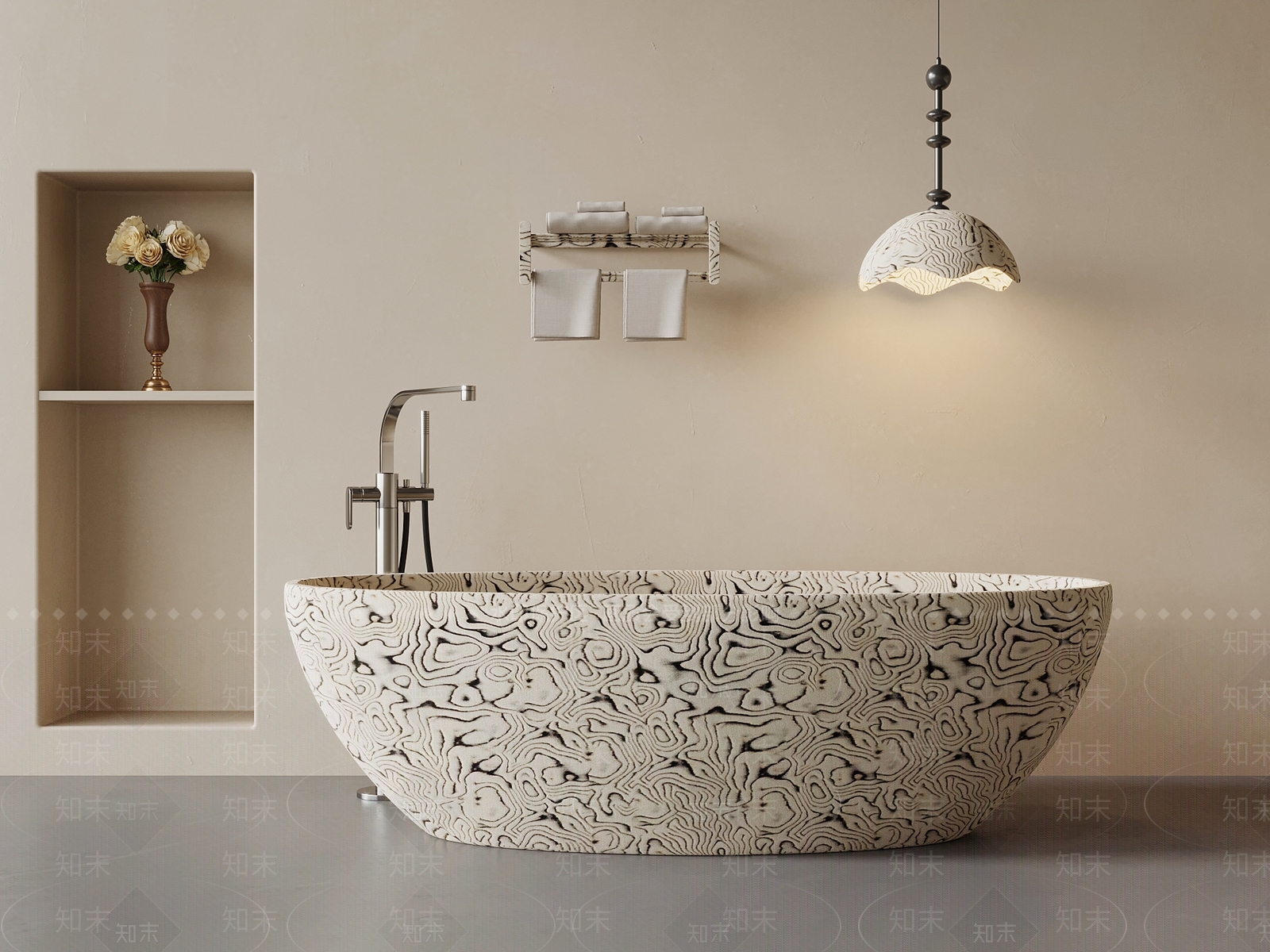 浴缸3D模型下载【ID:1199821749】