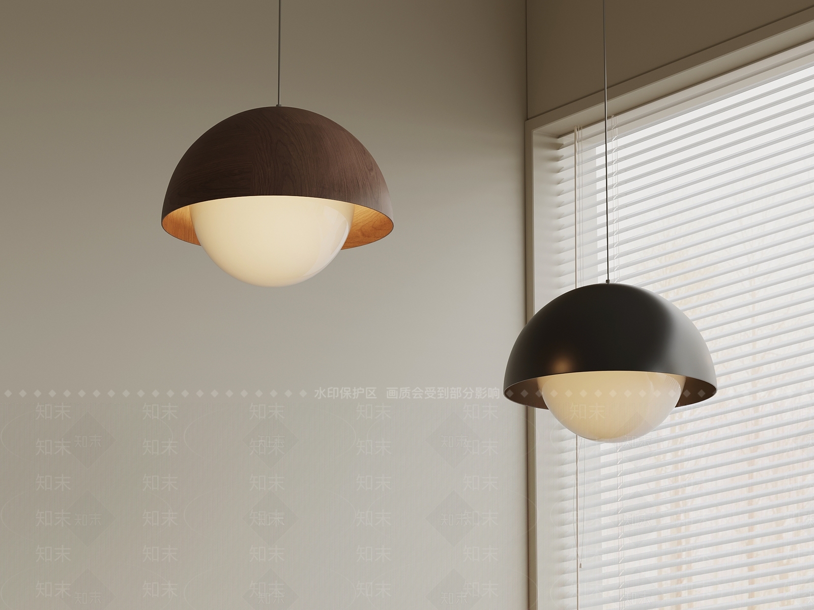 现代中古吊灯SU模型下载【ID:1199823703】
