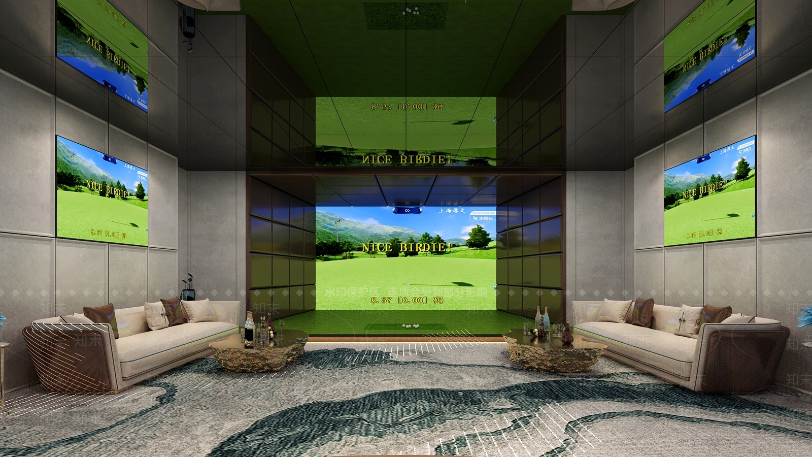 现代轻奢KTV3D模型下载【ID:1199836851】