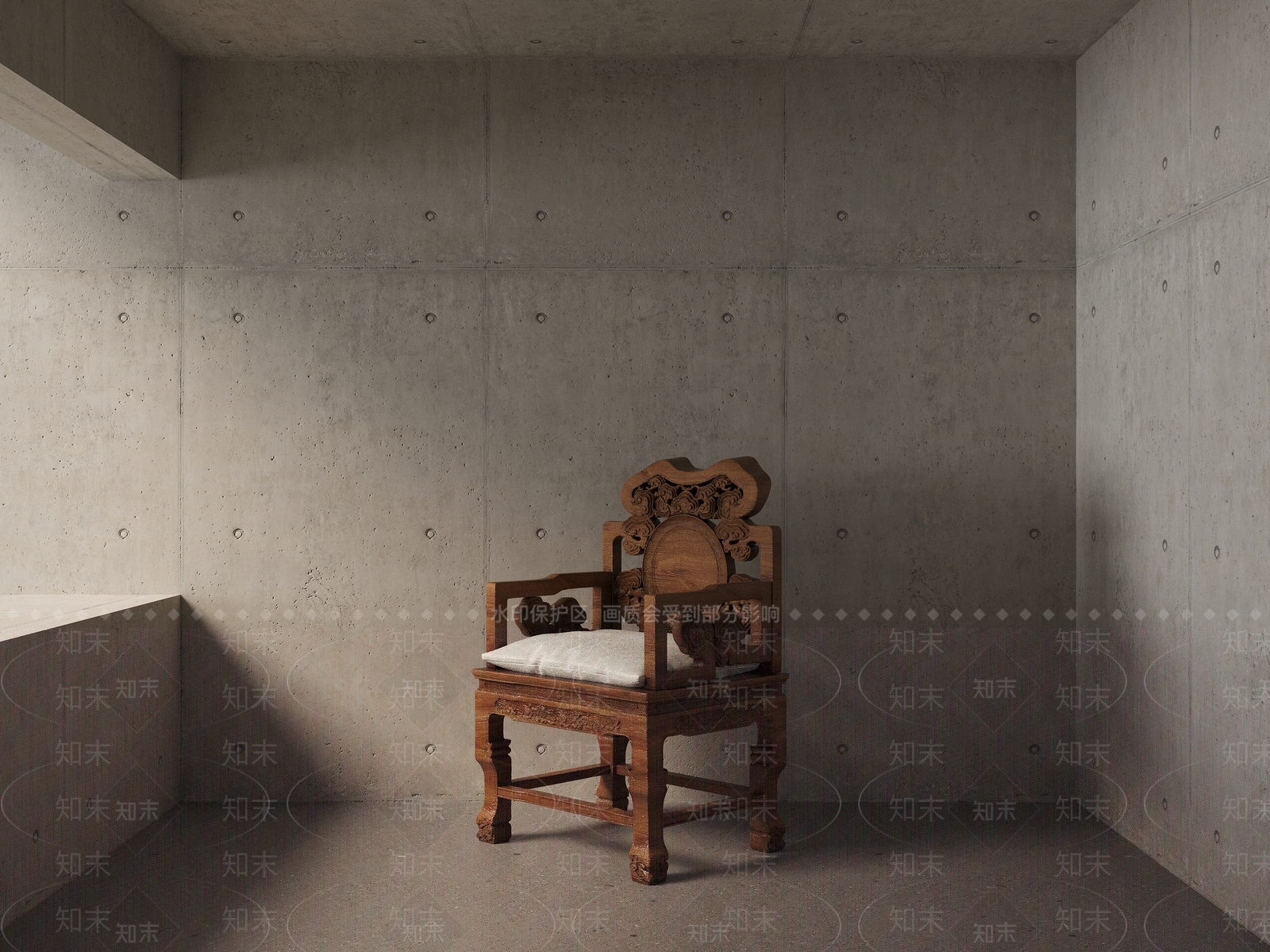 新中式中式休闲椅3D模型下载【ID:1199837384】