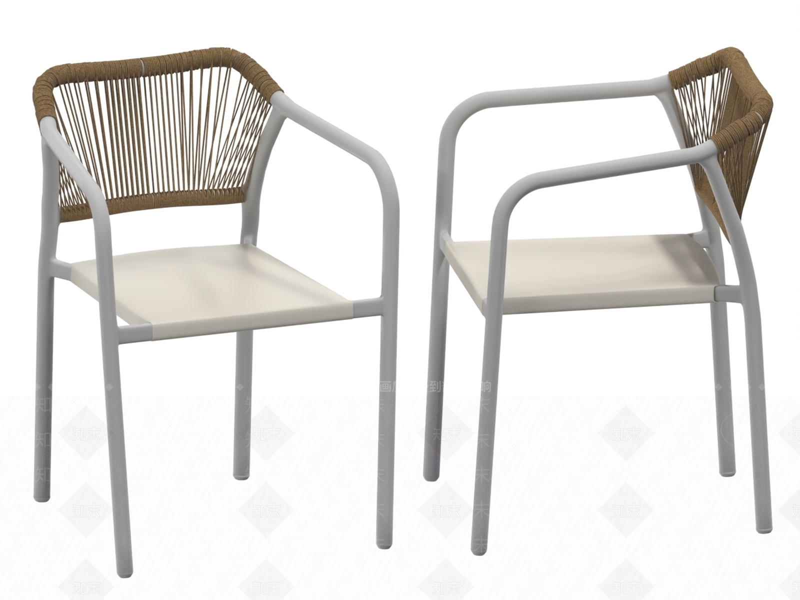 现代餐椅3D模型下载【ID:1199846722】